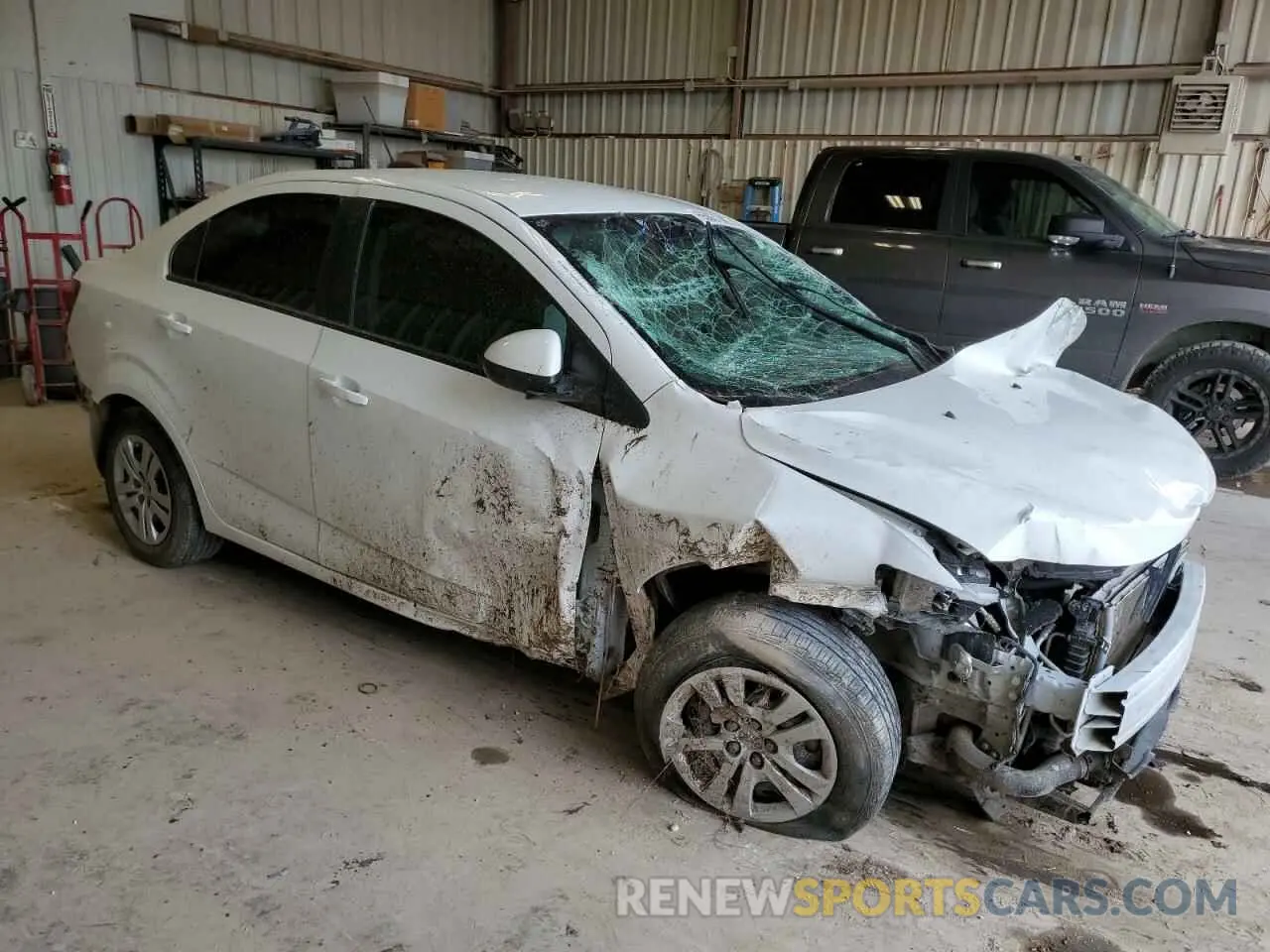 4 Photograph of a damaged car 1G1JB5SB7L4105019 CHEVROLET SONIC 2020
