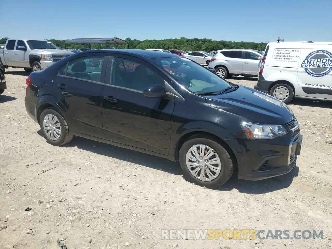 4 Photograph of a damaged car 1G1JB5SB7L4107997 CHEVROLET SONIC 2020