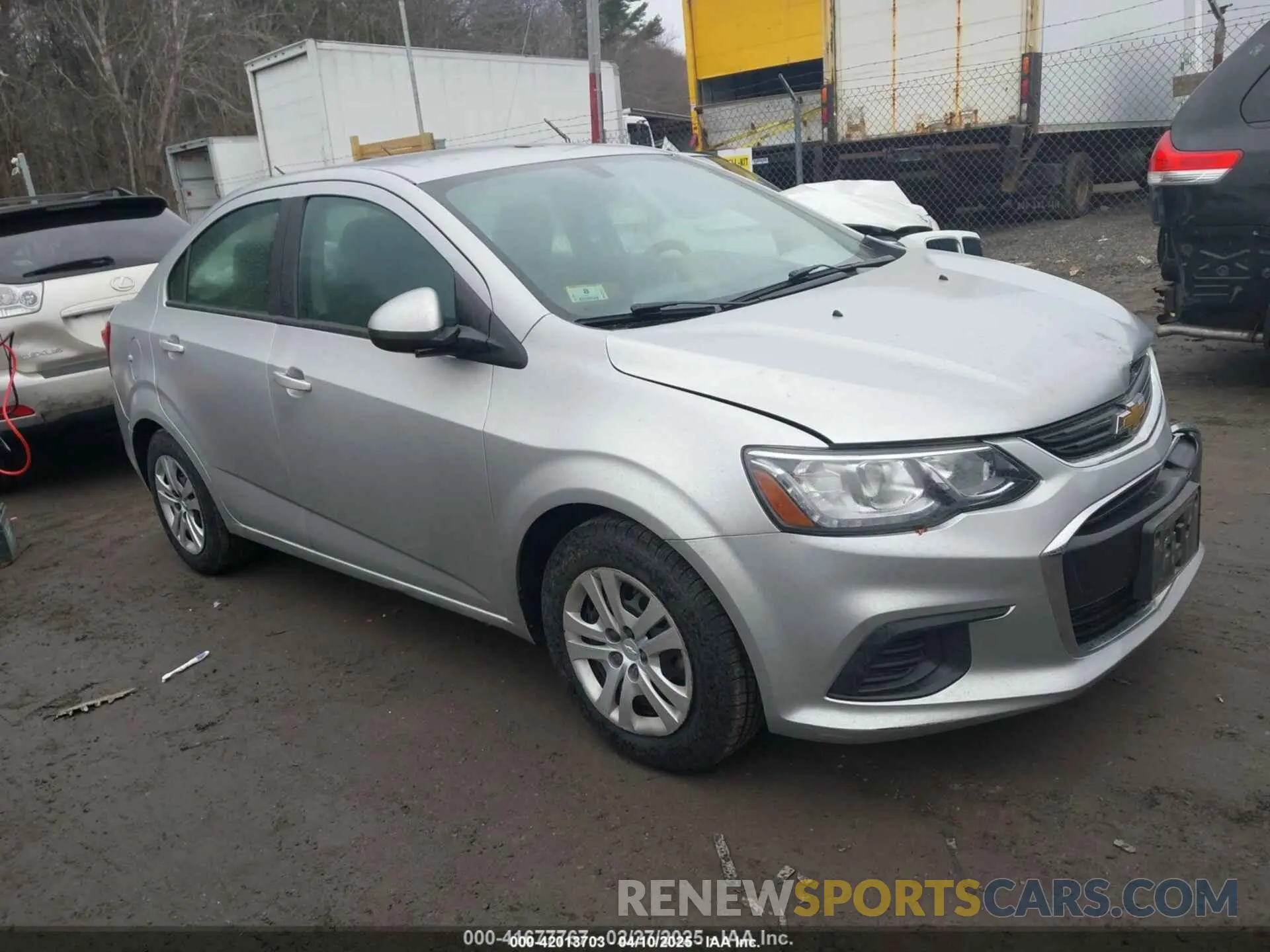 1 Photograph of a damaged car 1G1JB5SBXL4100722 CHEVROLET SONIC 2020