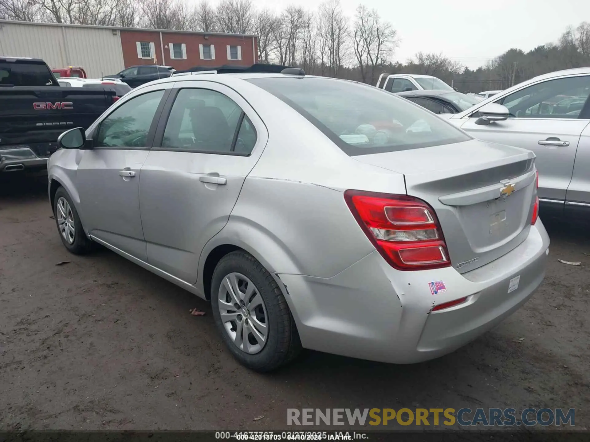 3 Photograph of a damaged car 1G1JB5SBXL4100722 CHEVROLET SONIC 2020