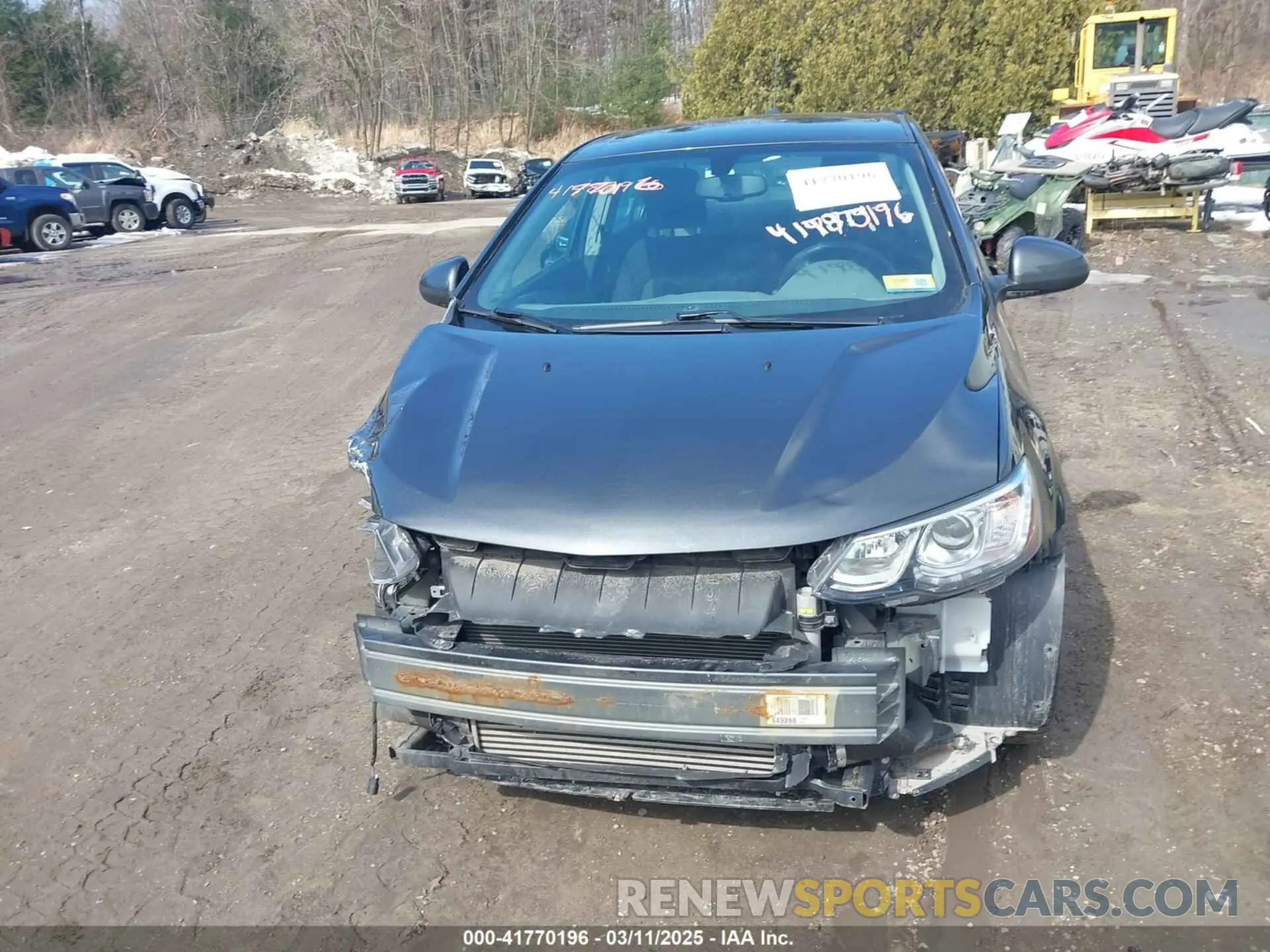 12 Photograph of a damaged car 1G1JD5SB0L4118267 CHEVROLET SONIC 2020