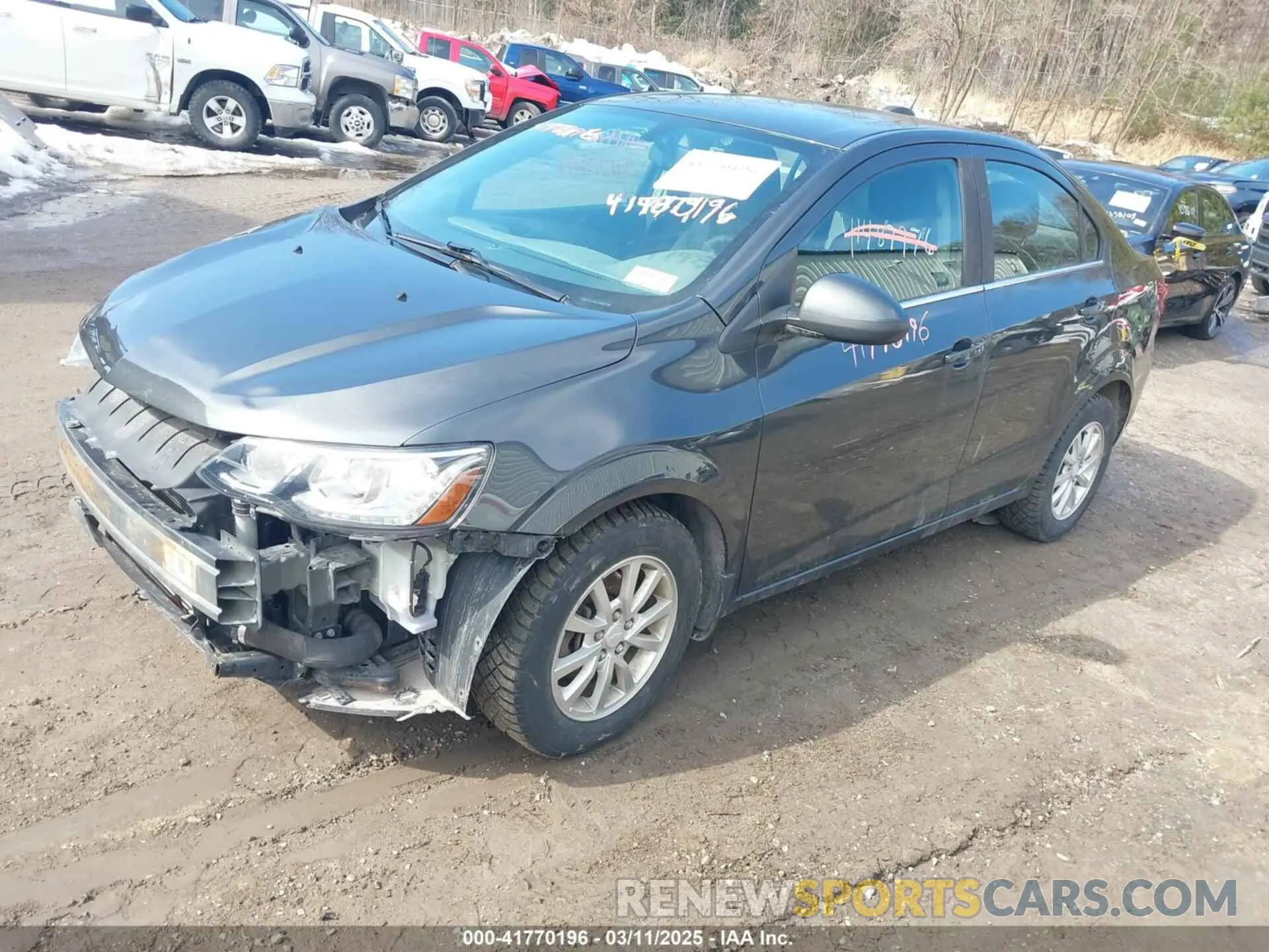 2 Photograph of a damaged car 1G1JD5SB0L4118267 CHEVROLET SONIC 2020