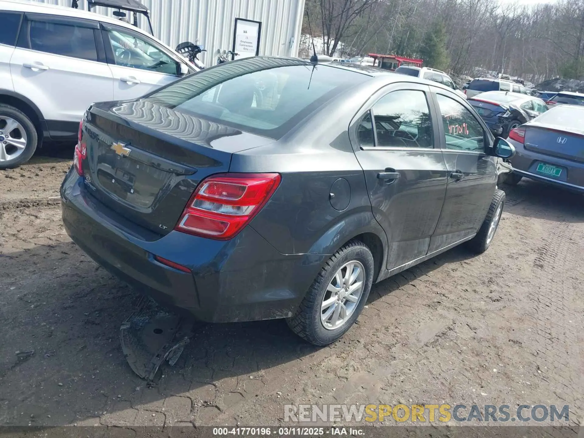 4 Photograph of a damaged car 1G1JD5SB0L4118267 CHEVROLET SONIC 2020