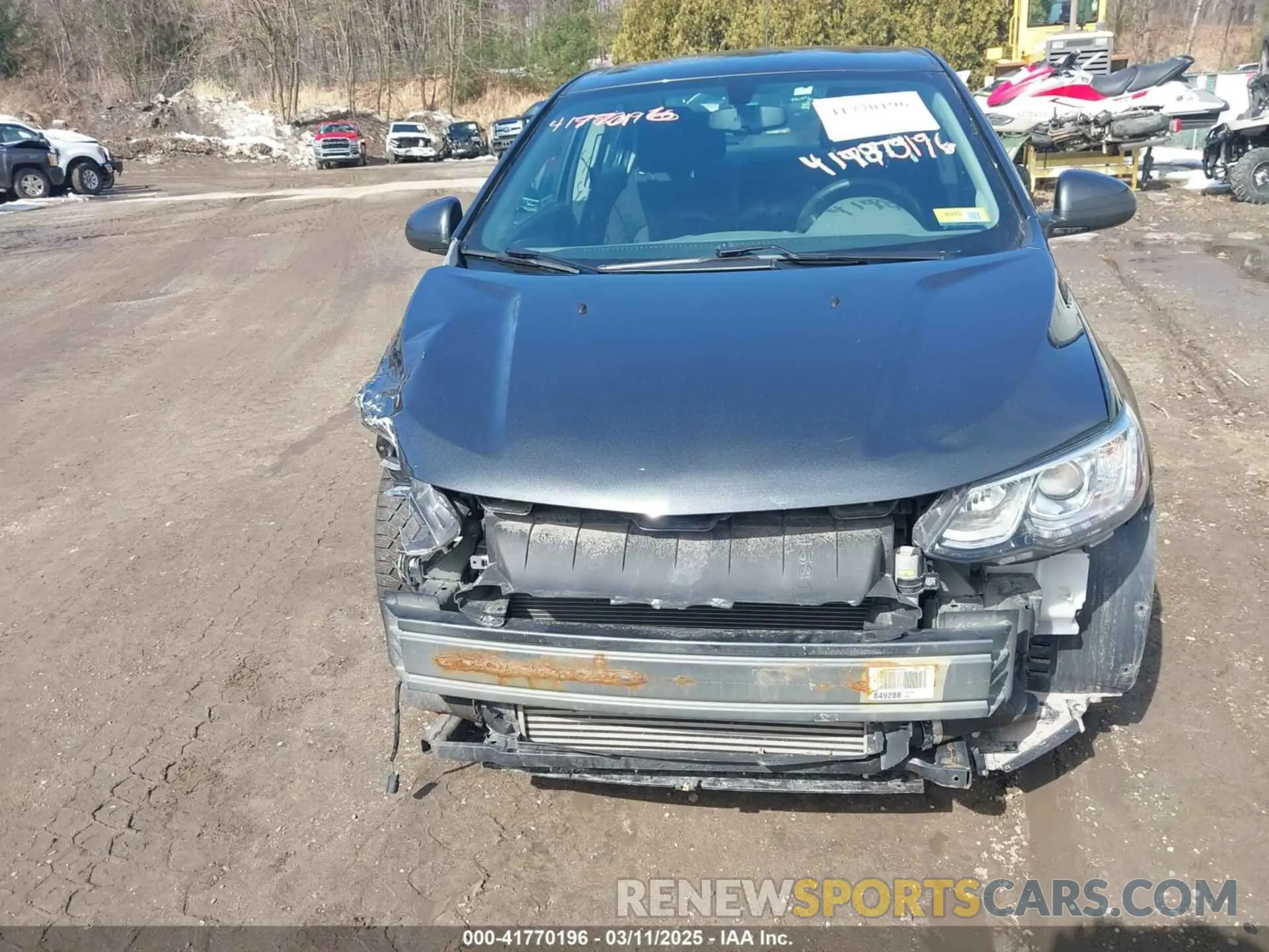 6 Photograph of a damaged car 1G1JD5SB0L4118267 CHEVROLET SONIC 2020