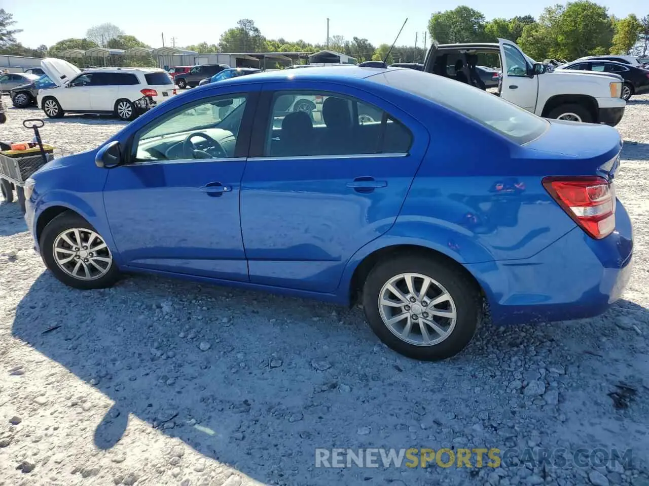2 Photograph of a damaged car 1G1JD5SB0L4143119 CHEVROLET SONIC 2020