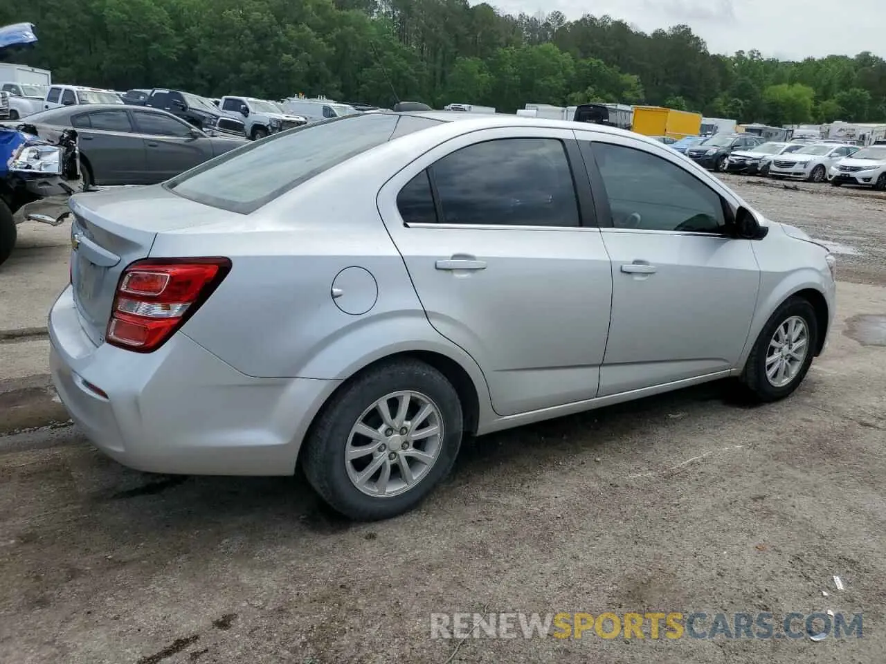 3 Photograph of a damaged car 1G1JD5SB1L4108704 CHEVROLET SONIC 2020