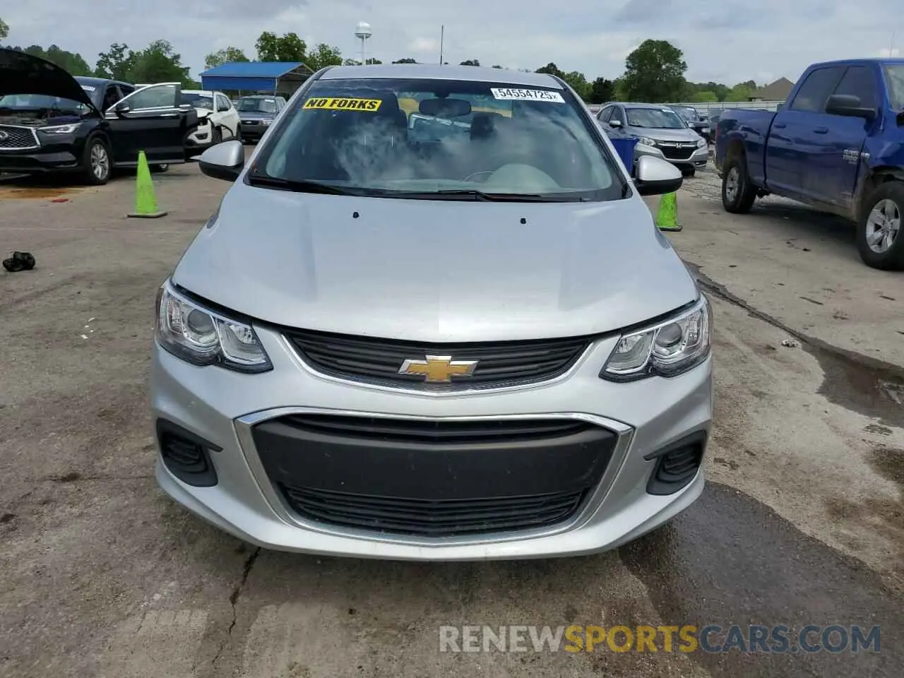 5 Photograph of a damaged car 1G1JD5SB1L4108704 CHEVROLET SONIC 2020
