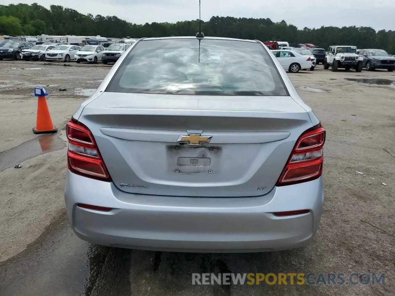 6 Photograph of a damaged car 1G1JD5SB1L4108704 CHEVROLET SONIC 2020