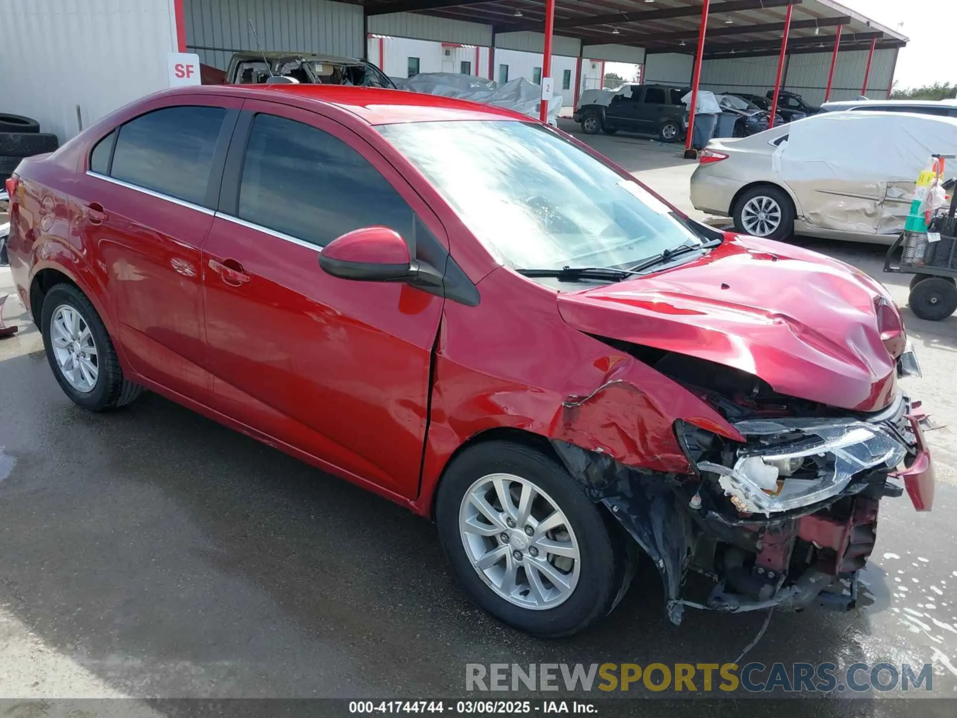 1 Photograph of a damaged car 1G1JD5SB2L4122594 CHEVROLET SONIC 2020