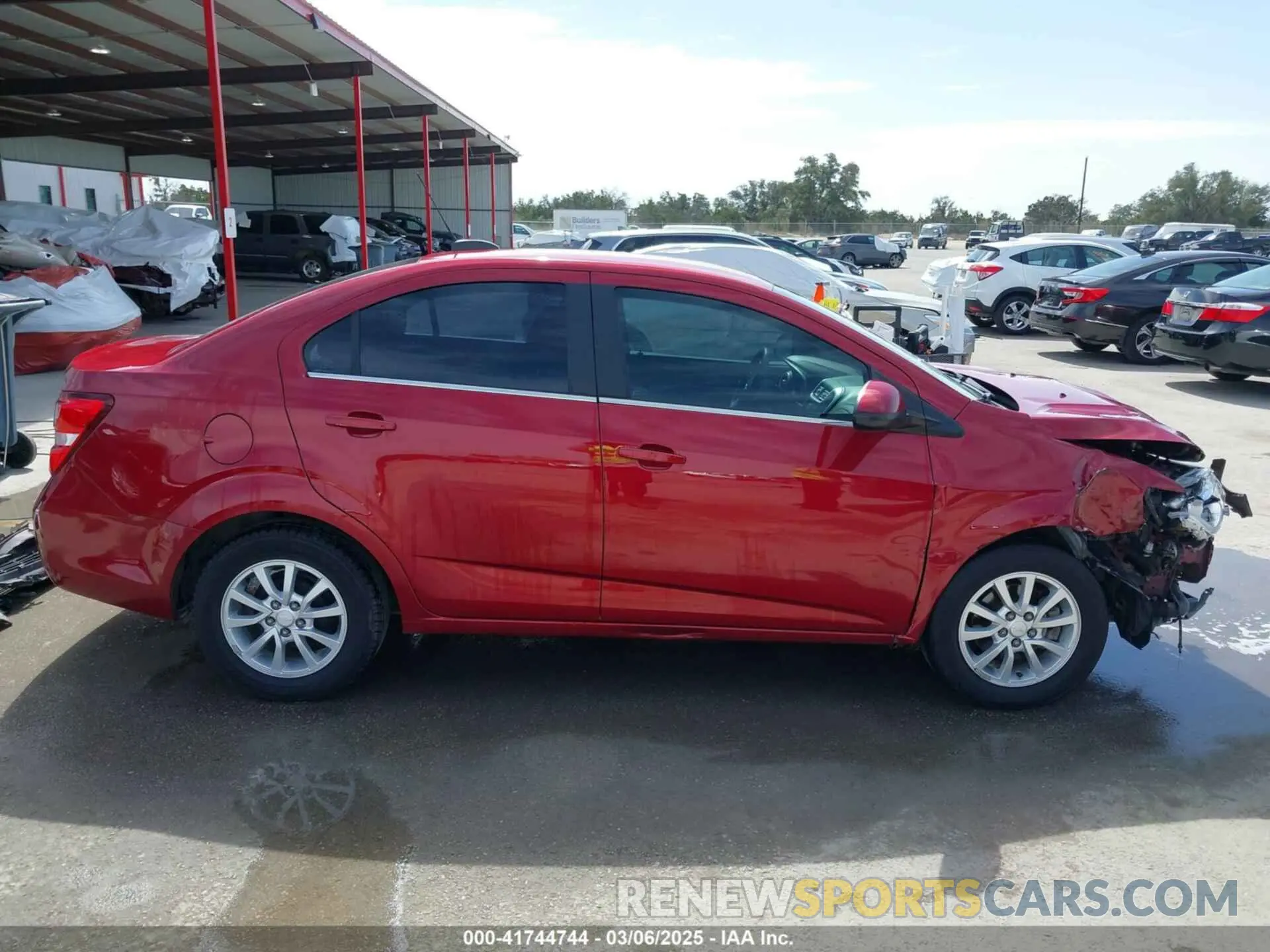 14 Photograph of a damaged car 1G1JD5SB2L4122594 CHEVROLET SONIC 2020