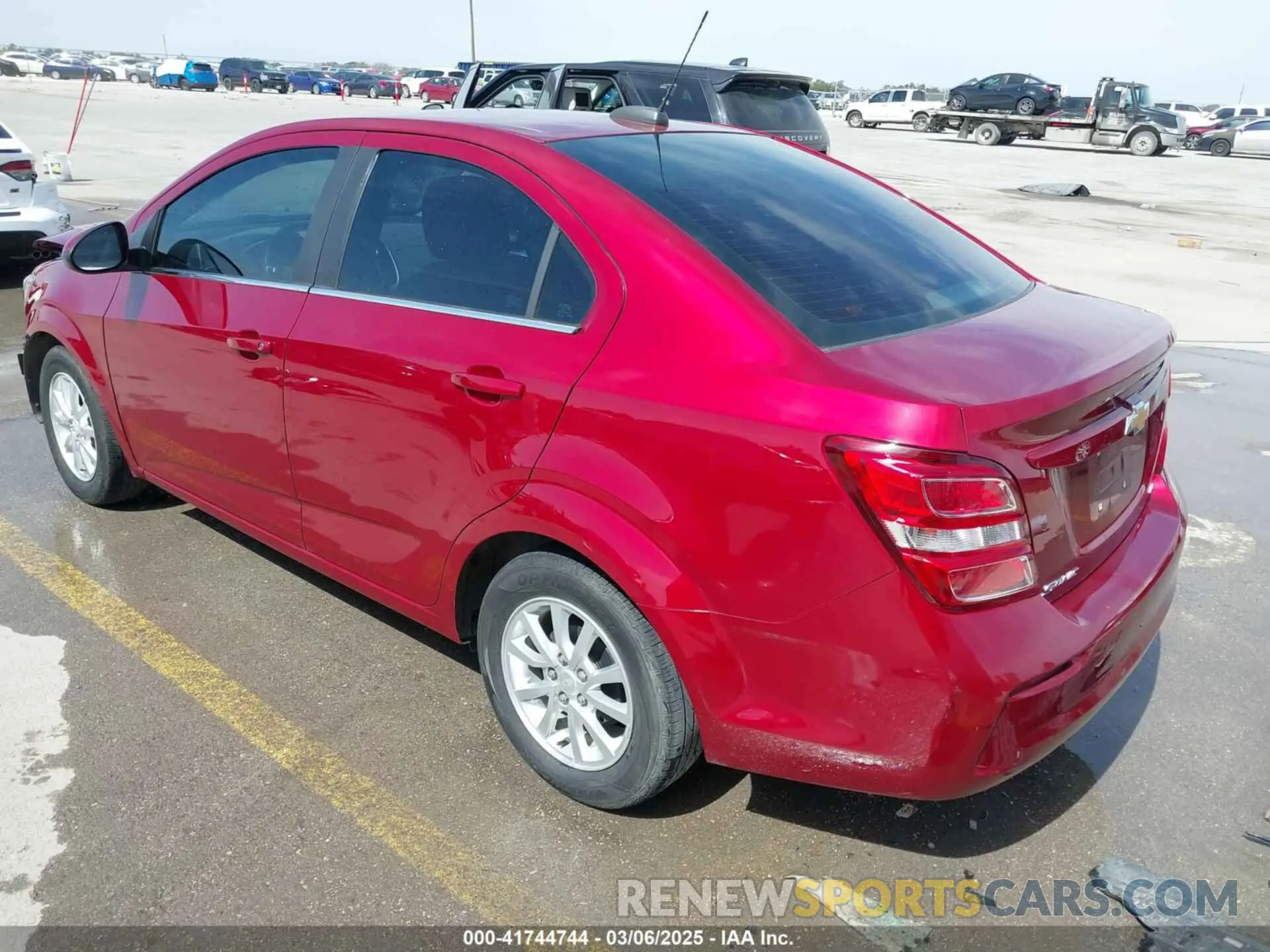 3 Photograph of a damaged car 1G1JD5SB2L4122594 CHEVROLET SONIC 2020