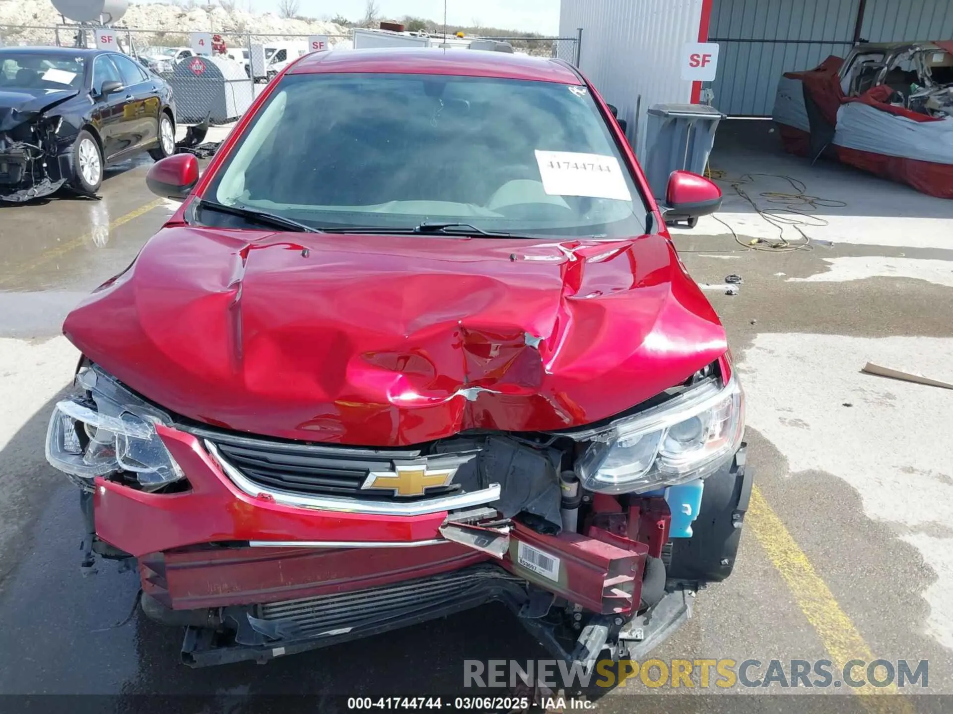 6 Photograph of a damaged car 1G1JD5SB2L4122594 CHEVROLET SONIC 2020