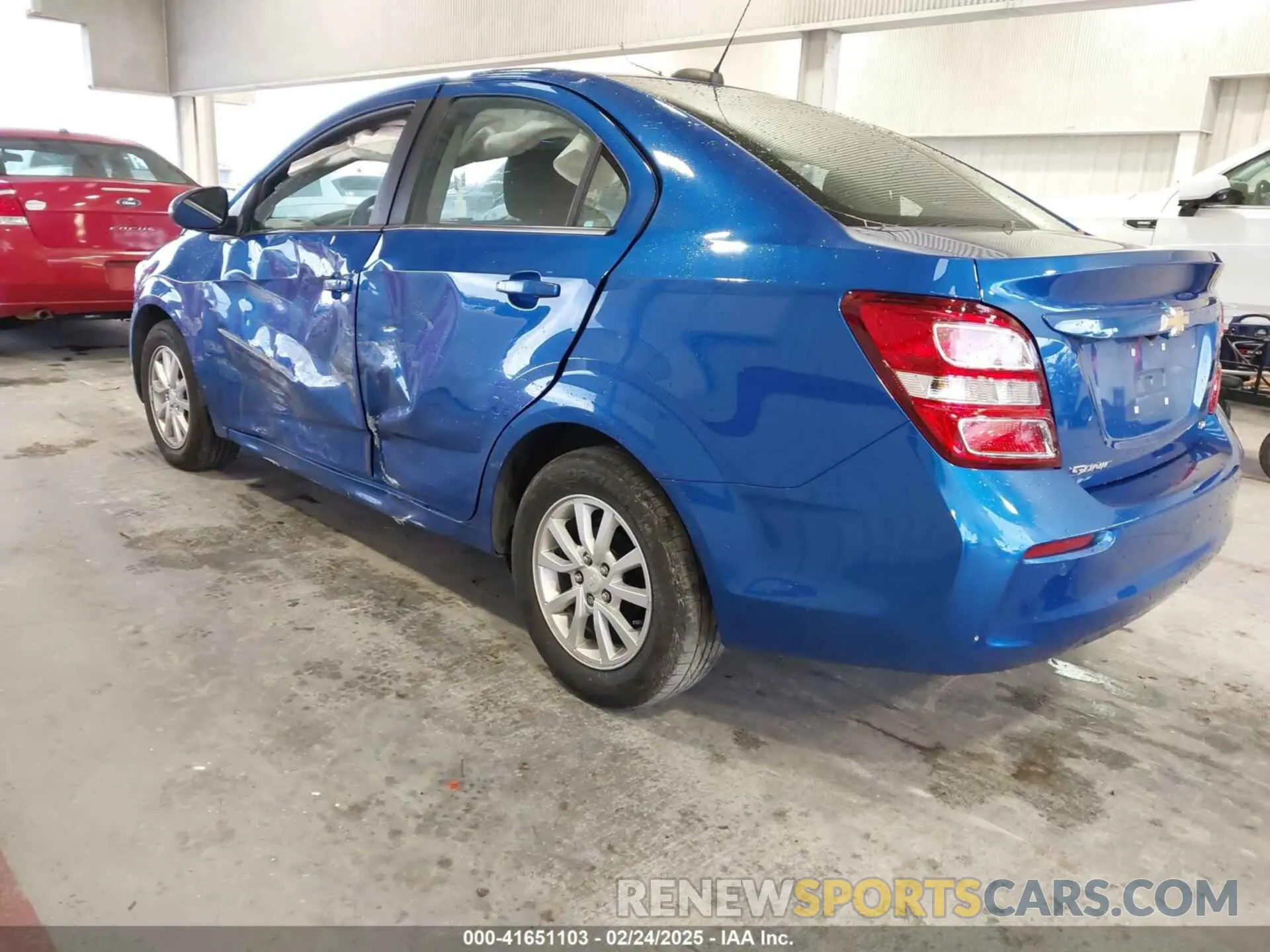 3 Photograph of a damaged car 1G1JD5SB2L4138455 CHEVROLET SONIC 2020