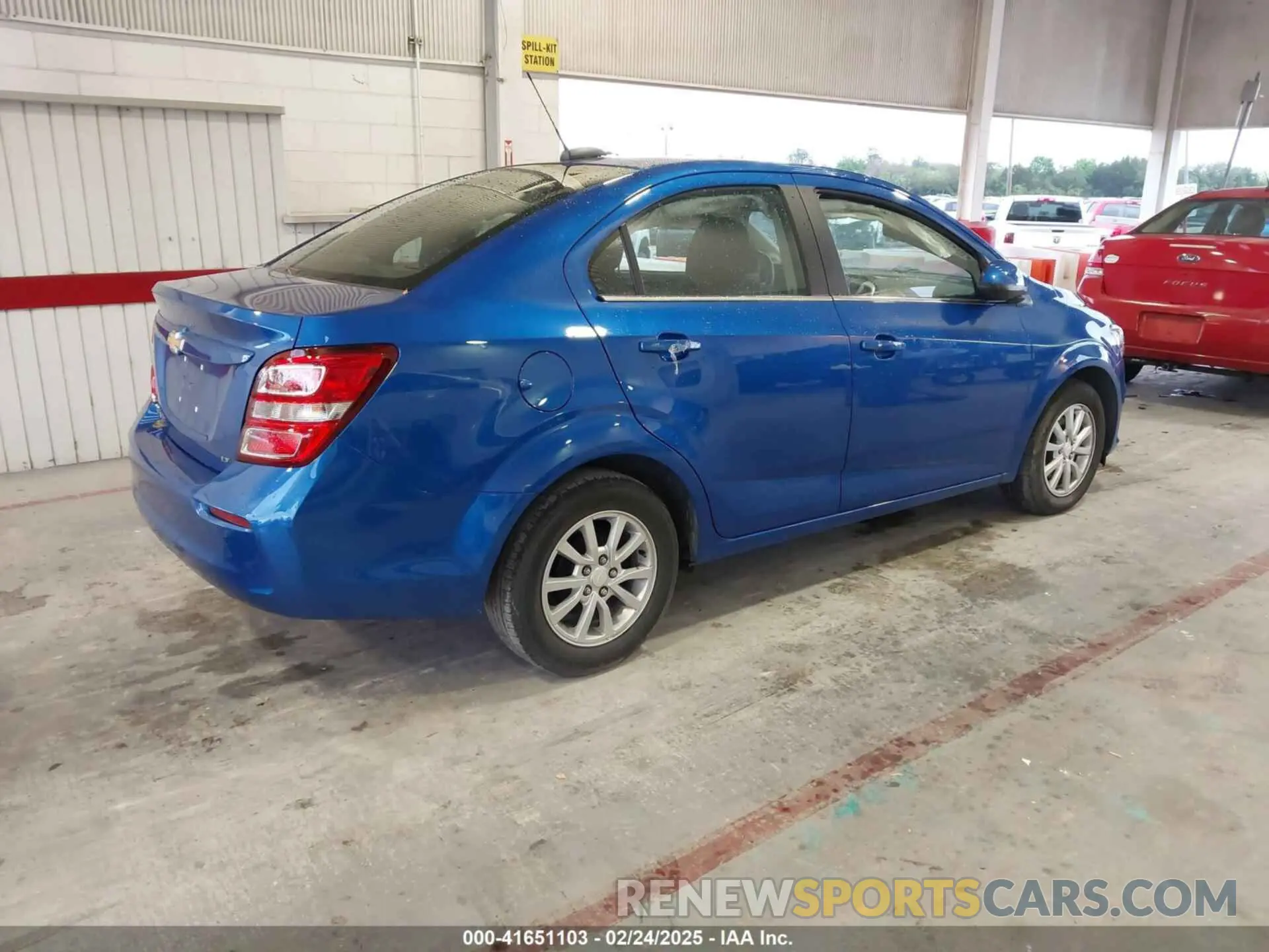 4 Photograph of a damaged car 1G1JD5SB2L4138455 CHEVROLET SONIC 2020