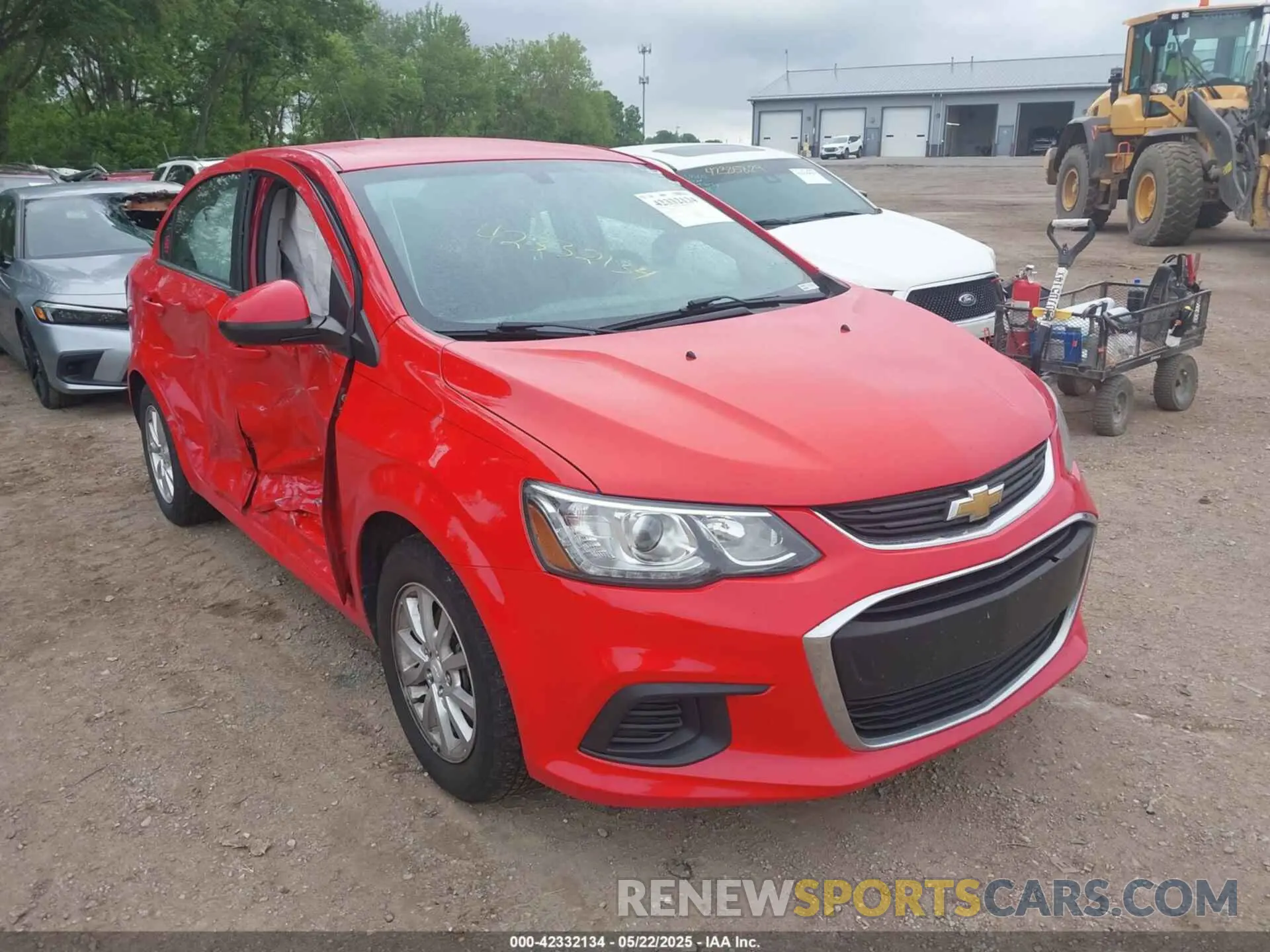 1 Photograph of a damaged car 1G1JD5SB3L4104217 CHEVROLET SONIC 2020