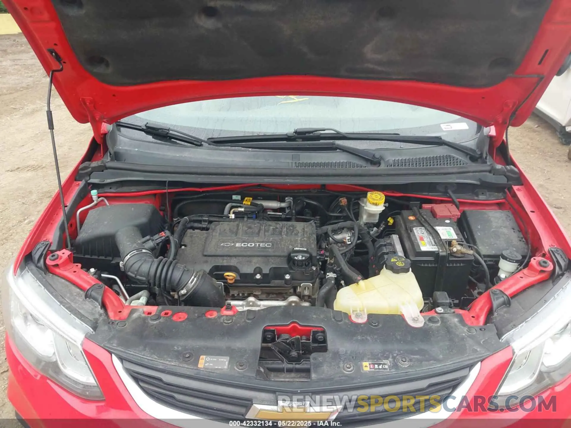 10 Photograph of a damaged car 1G1JD5SB3L4104217 CHEVROLET SONIC 2020