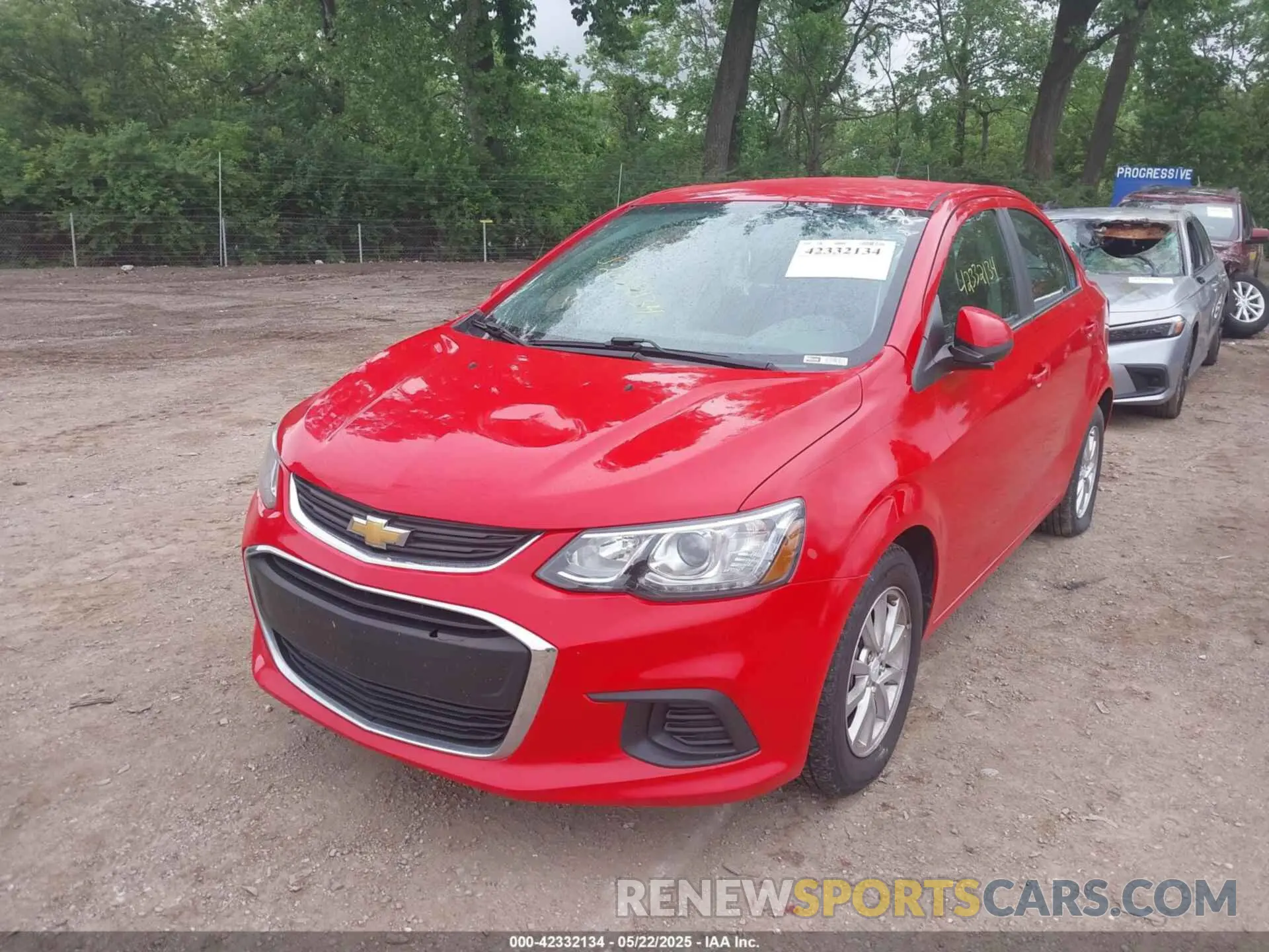 2 Photograph of a damaged car 1G1JD5SB3L4104217 CHEVROLET SONIC 2020