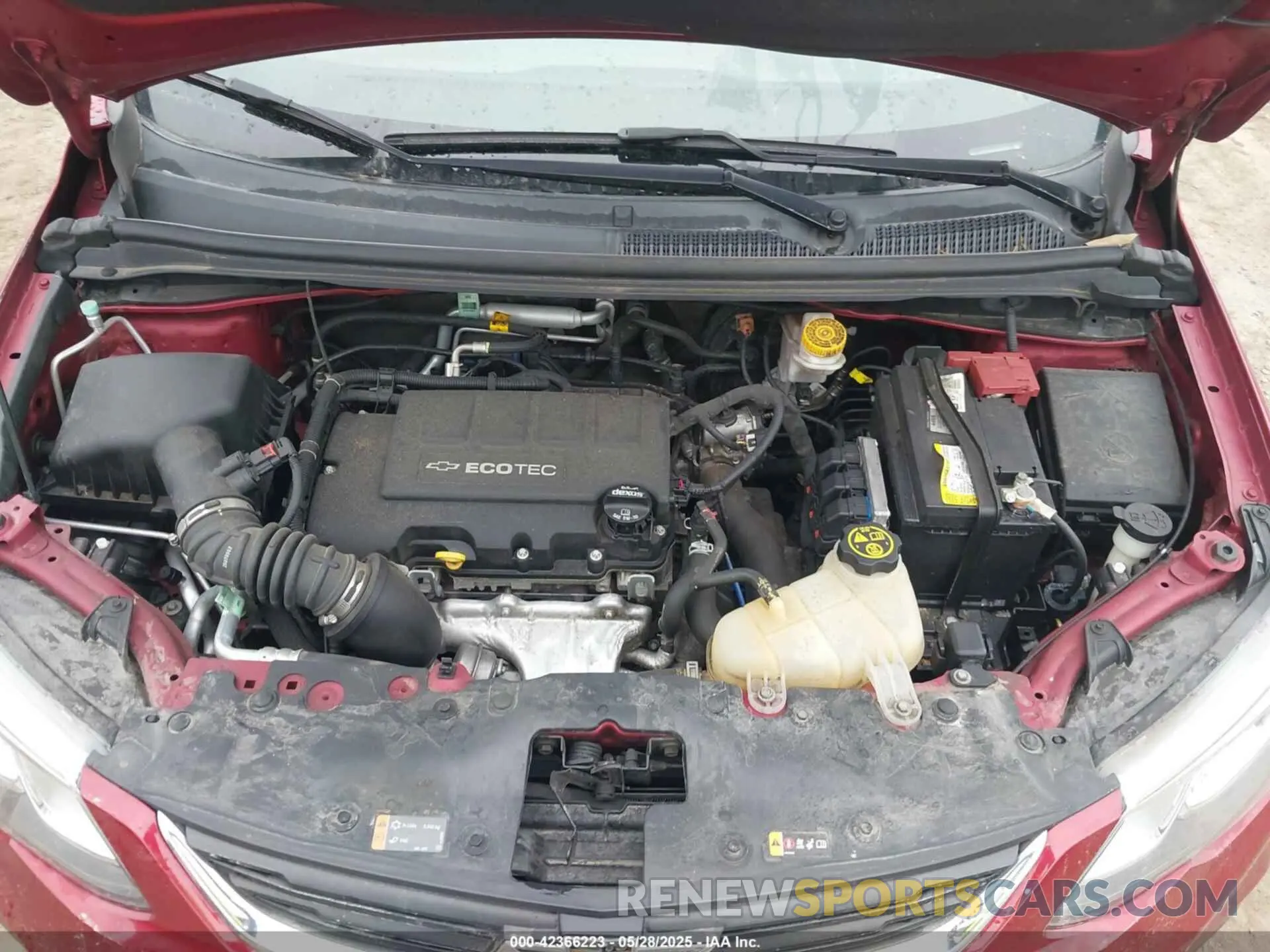 10 Photograph of a damaged car 1G1JD5SB3L4140358 CHEVROLET SONIC 2020