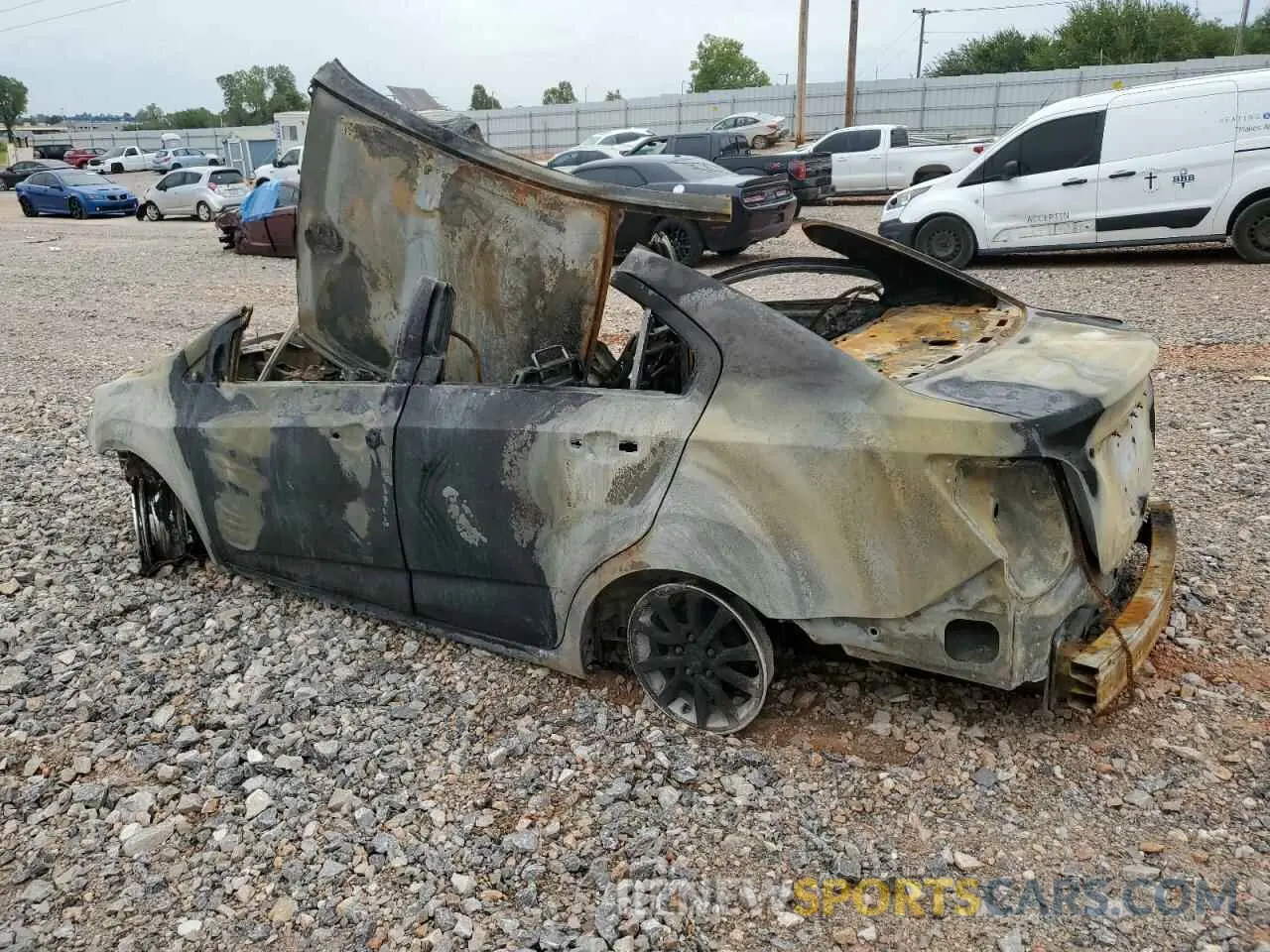 2 Photograph of a damaged car 1G1JD5SB4L4139378 CHEVROLET SONIC 2020