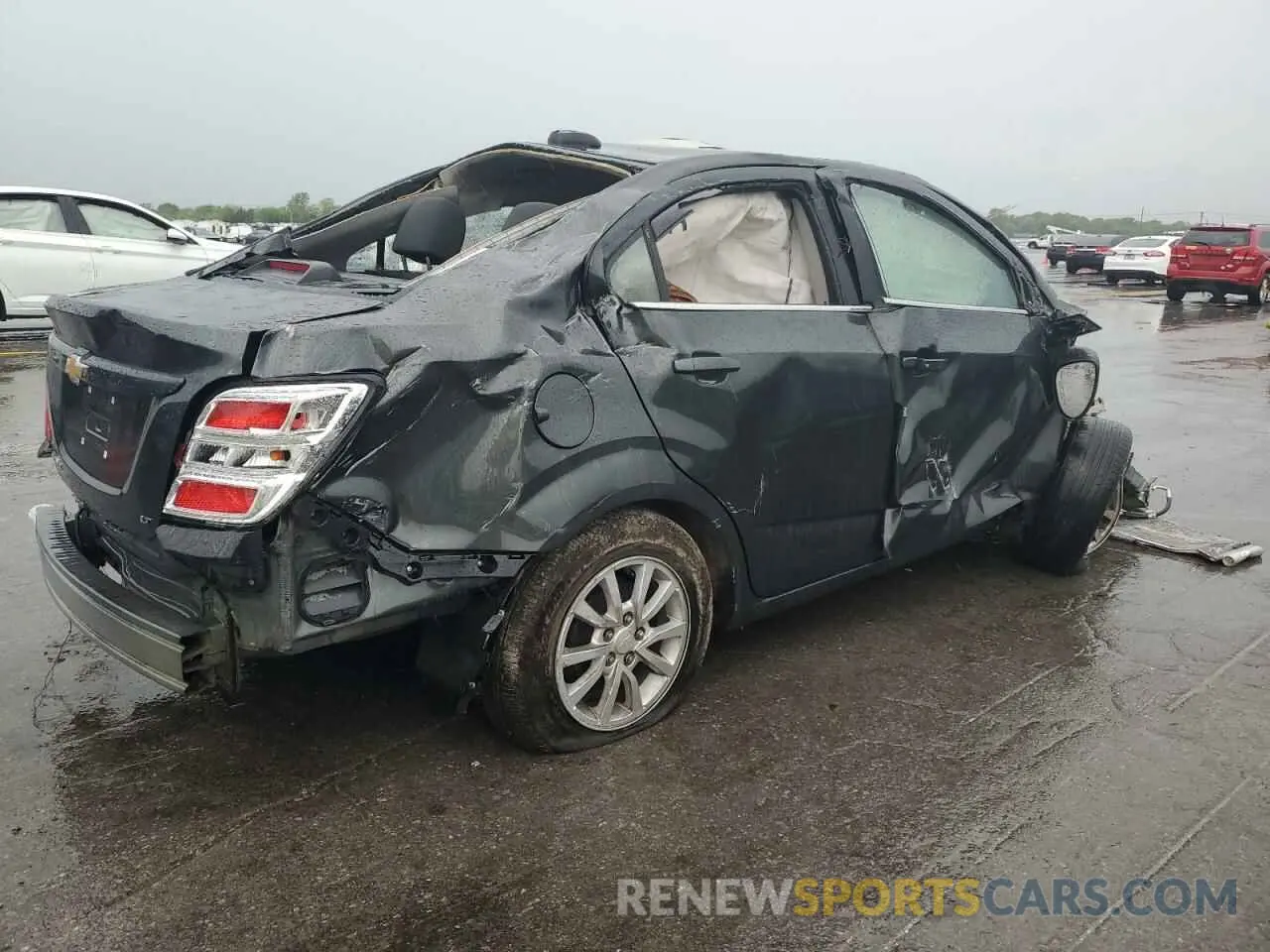 3 Photograph of a damaged car 1G1JD5SB5L4103859 CHEVROLET SONIC 2020