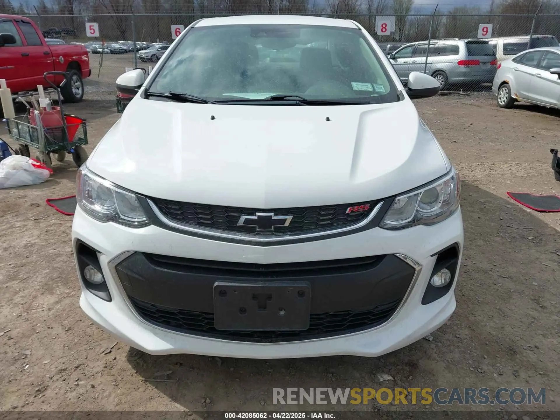 13 Photograph of a damaged car 1G1JD5SB6L4100503 CHEVROLET SONIC 2020
