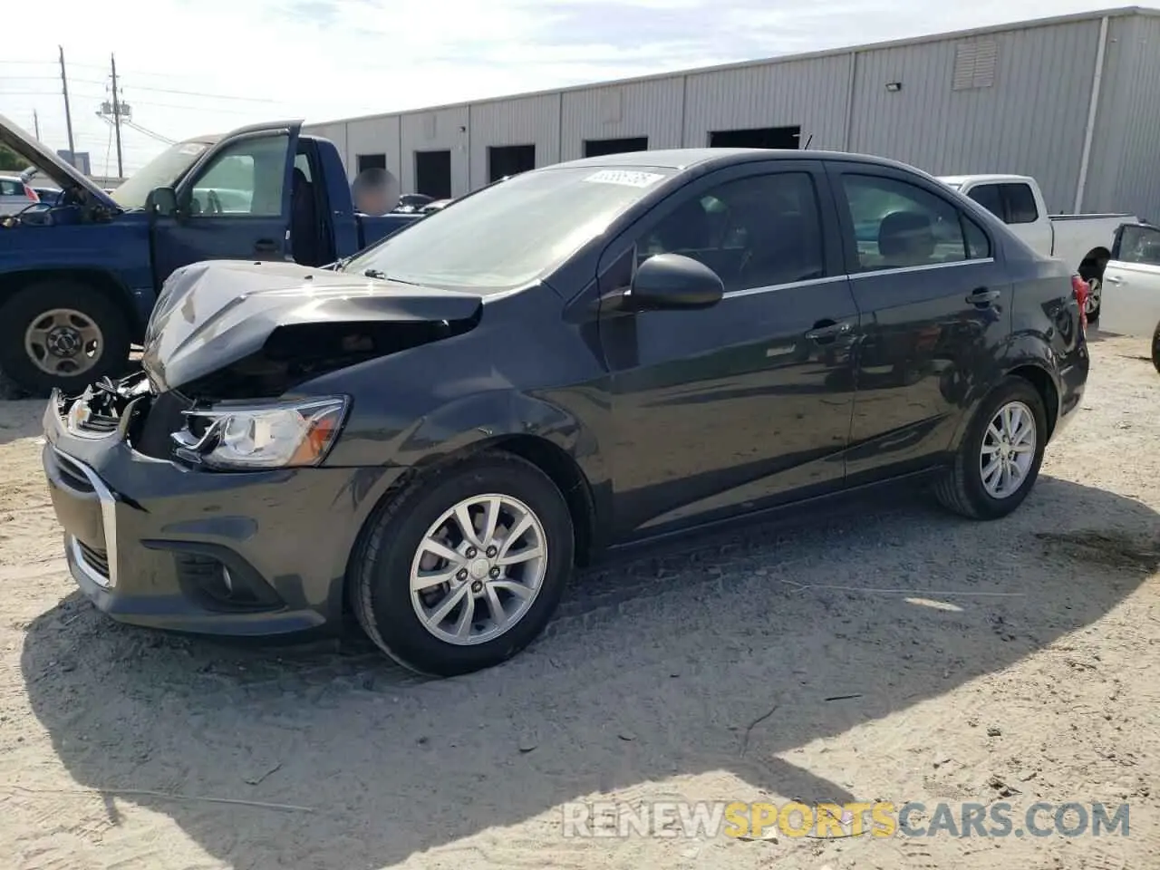 1 Photograph of a damaged car 1G1JD5SB6L4121948 CHEVROLET SONIC 2020