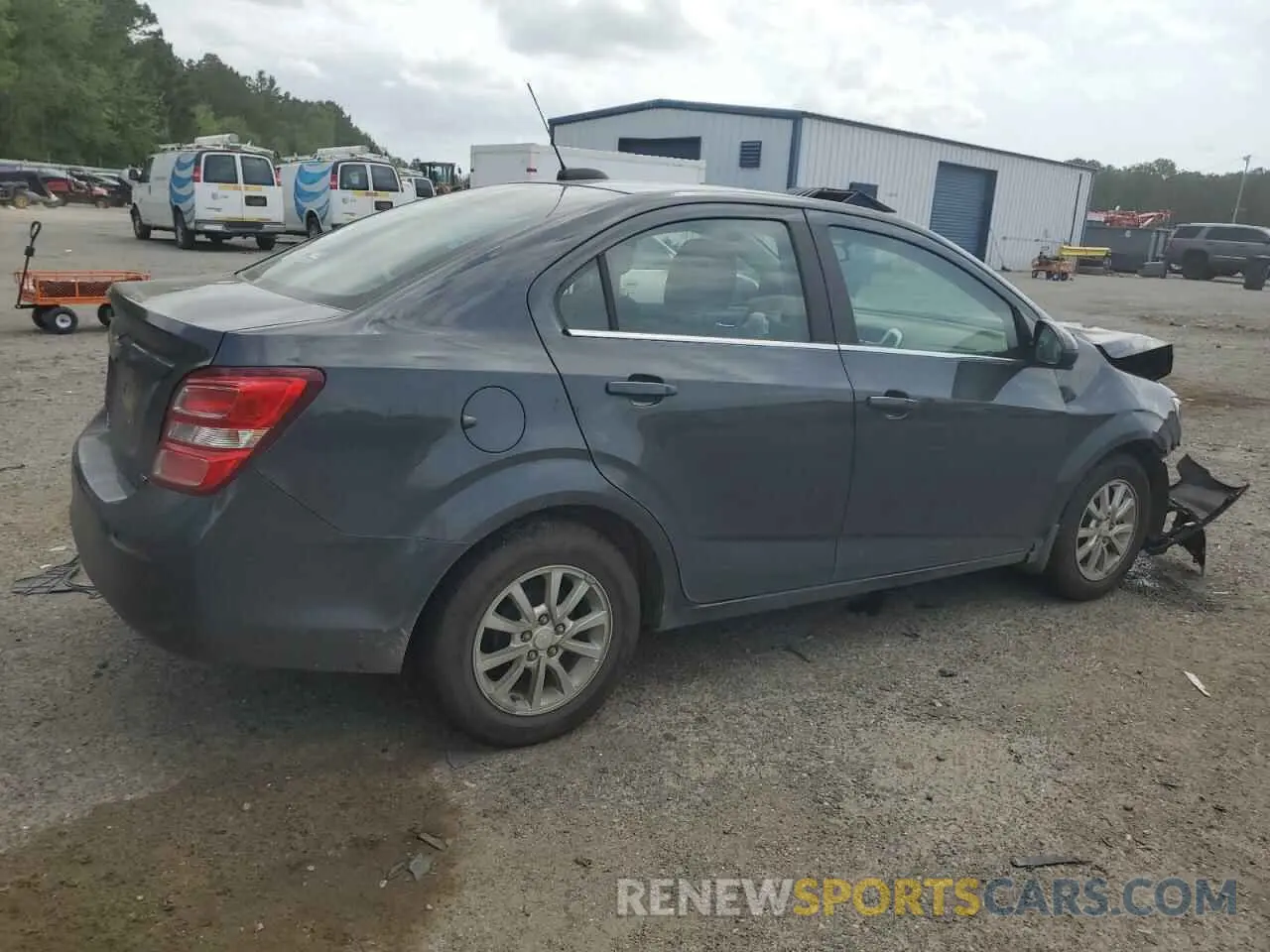 3 Photograph of a damaged car 1G1JD5SB6L4141021 CHEVROLET SONIC 2020