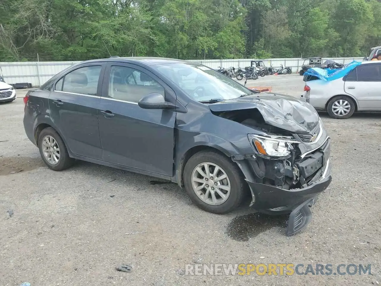 4 Photograph of a damaged car 1G1JD5SB6L4141021 CHEVROLET SONIC 2020