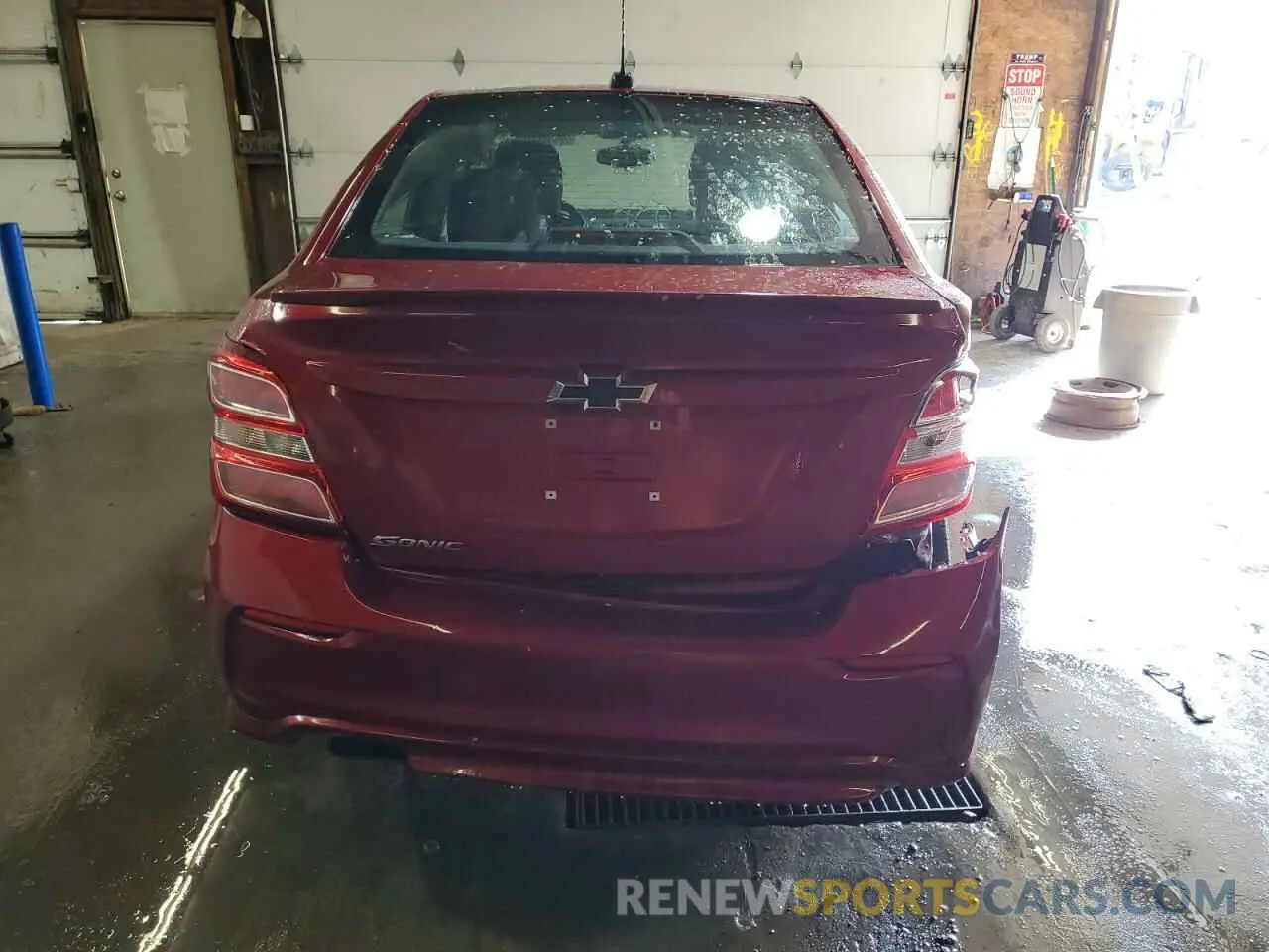 6 Photograph of a damaged car 1G1JD5SB6L4142413 CHEVROLET SONIC 2020