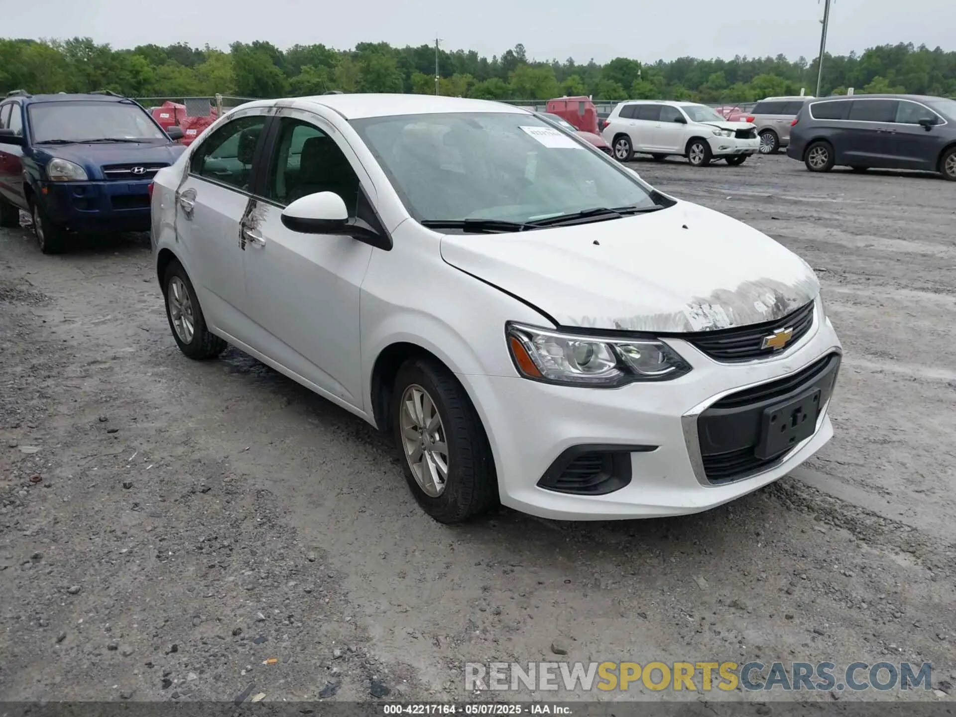 1 Photograph of a damaged car 1G1JD5SB7L4140587 CHEVROLET SONIC 2020