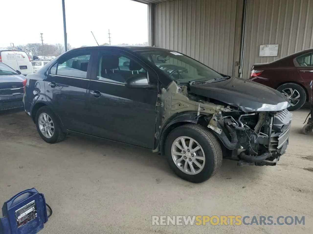 4 Photograph of a damaged car 1G1JD5SB8L4134023 CHEVROLET SONIC 2020
