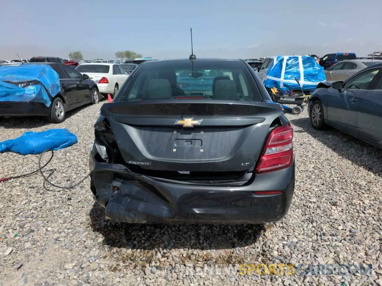 6 Photograph of a damaged car 1G1JD5SB9L4118011 CHEVROLET SONIC 2020