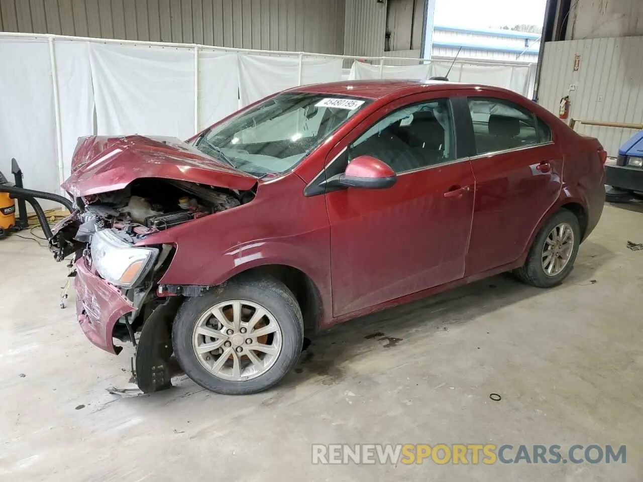 1 Photograph of a damaged car 1G1JD5SBXL4104893 CHEVROLET SONIC 2020