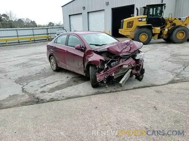 10 Photograph of a damaged car 1G1JD5SBXL4104893 CHEVROLET SONIC 2020