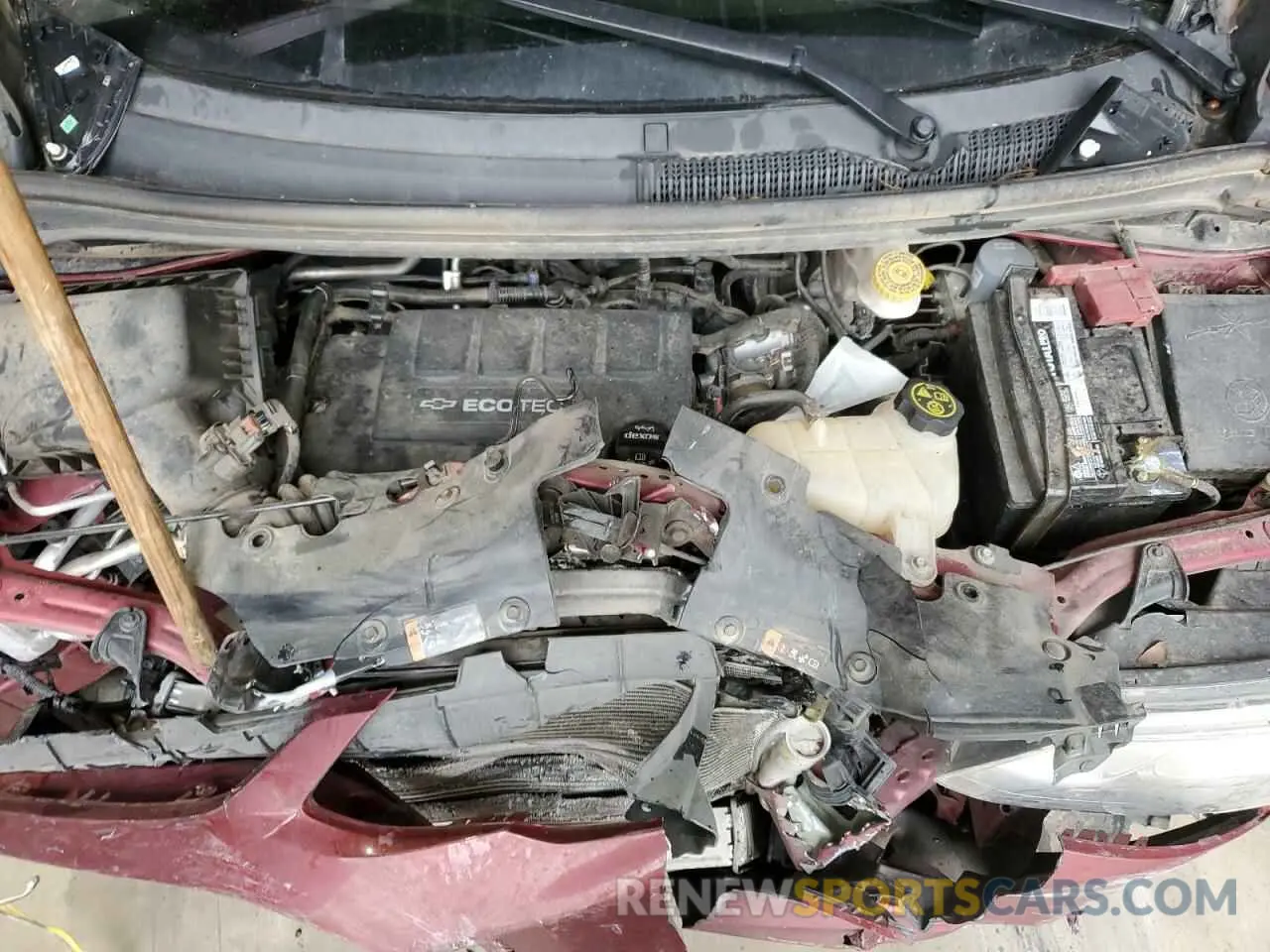 13 Photograph of a damaged car 1G1JD5SBXL4104893 CHEVROLET SONIC 2020