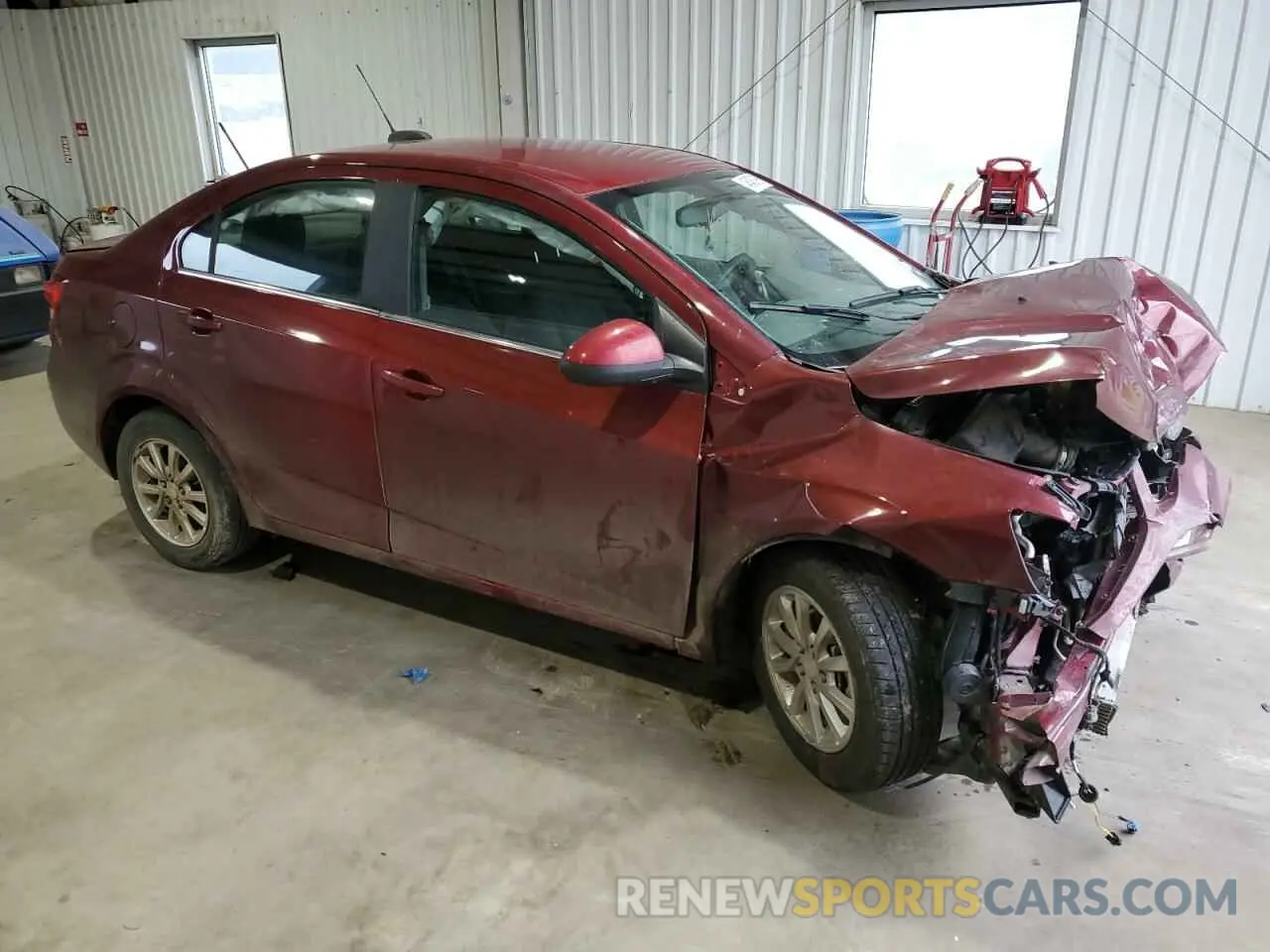 4 Photograph of a damaged car 1G1JD5SBXL4104893 CHEVROLET SONIC 2020