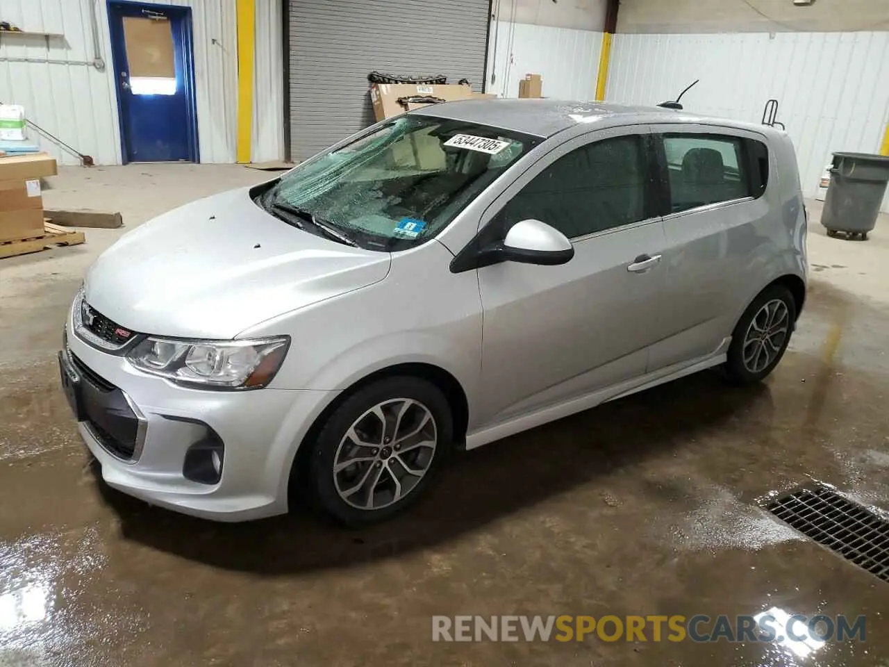 1 Photograph of a damaged car 1G1JD6SB0L4102091 CHEVROLET SONIC 2020