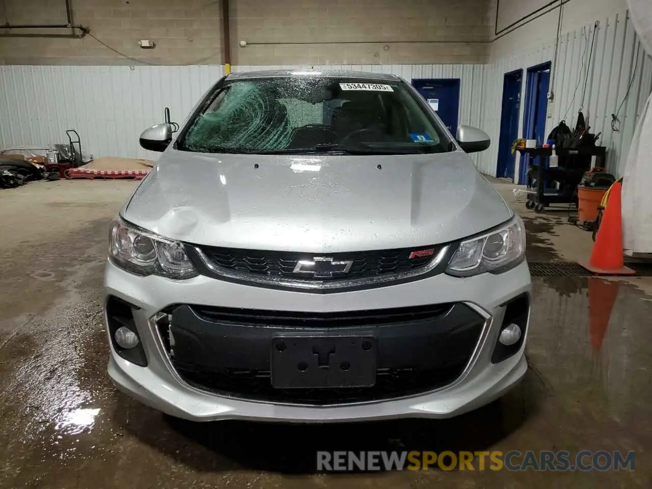 5 Photograph of a damaged car 1G1JD6SB0L4102091 CHEVROLET SONIC 2020