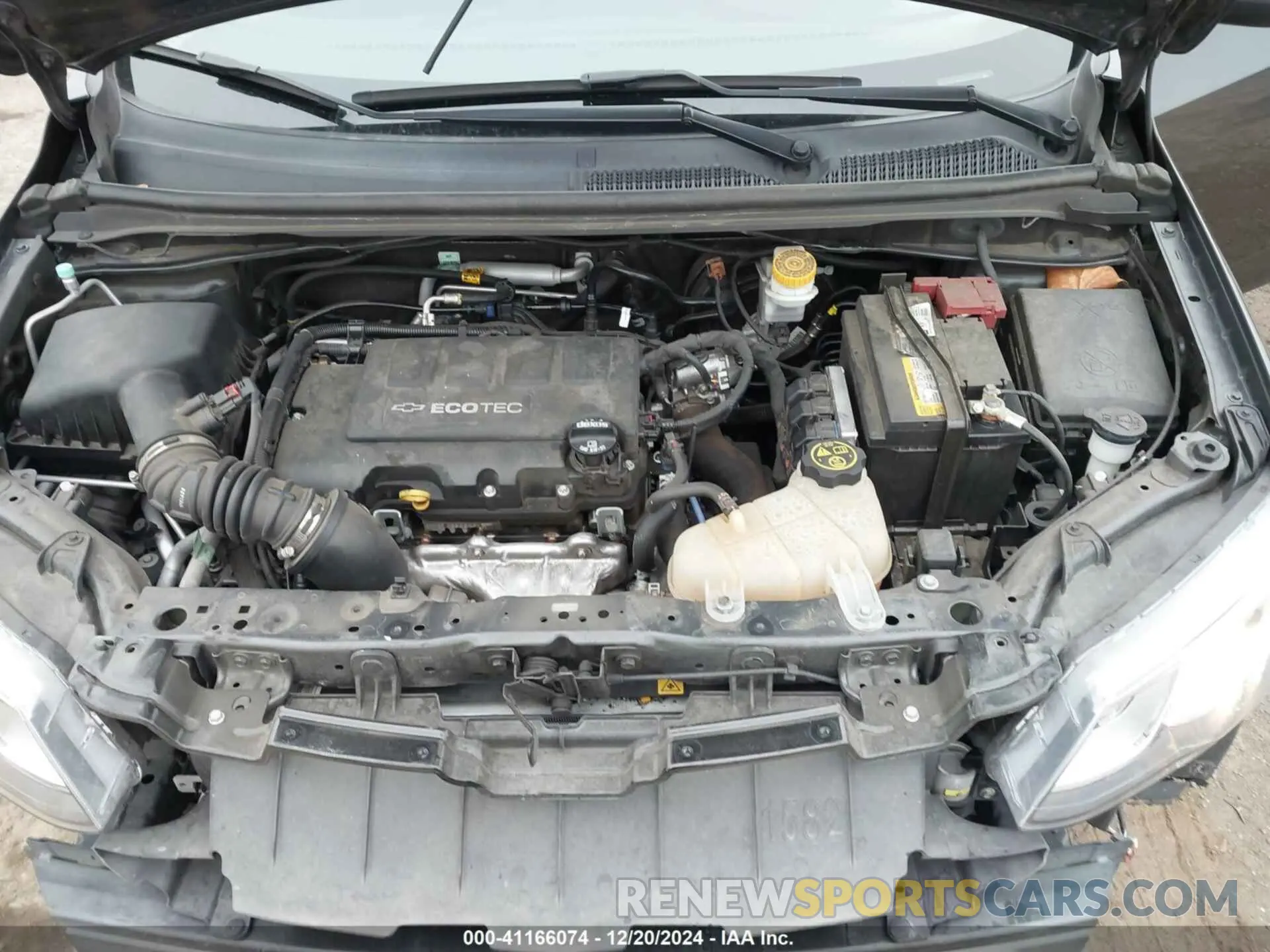10 Photograph of a damaged car 1G1JD6SB4L4105155 CHEVROLET SONIC 2020