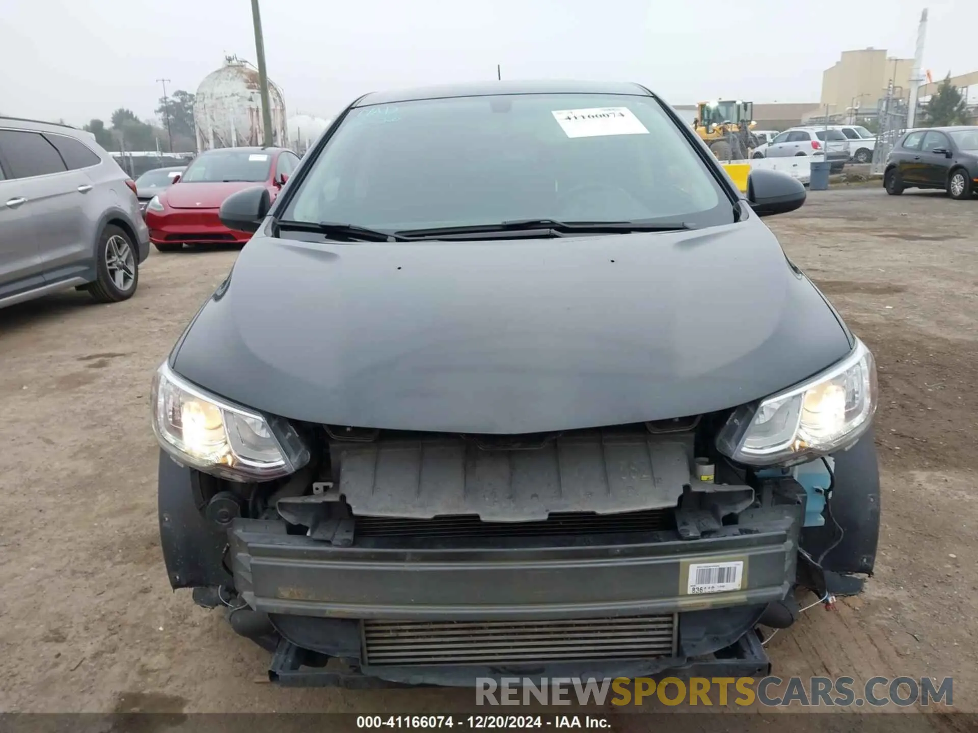 12 Photograph of a damaged car 1G1JD6SB4L4105155 CHEVROLET SONIC 2020
