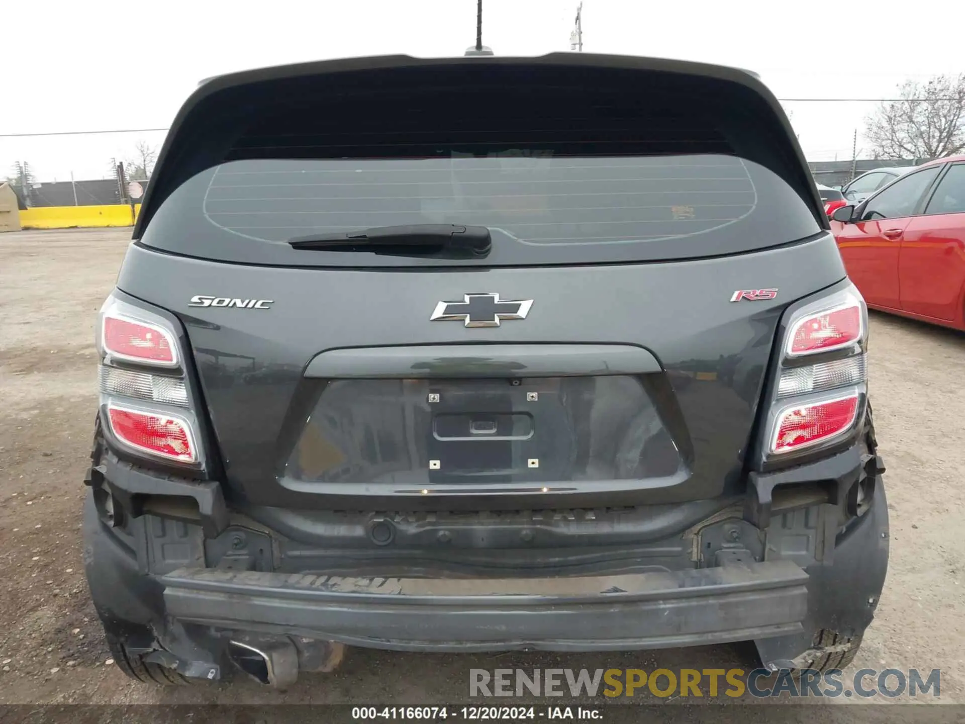 16 Photograph of a damaged car 1G1JD6SB4L4105155 CHEVROLET SONIC 2020