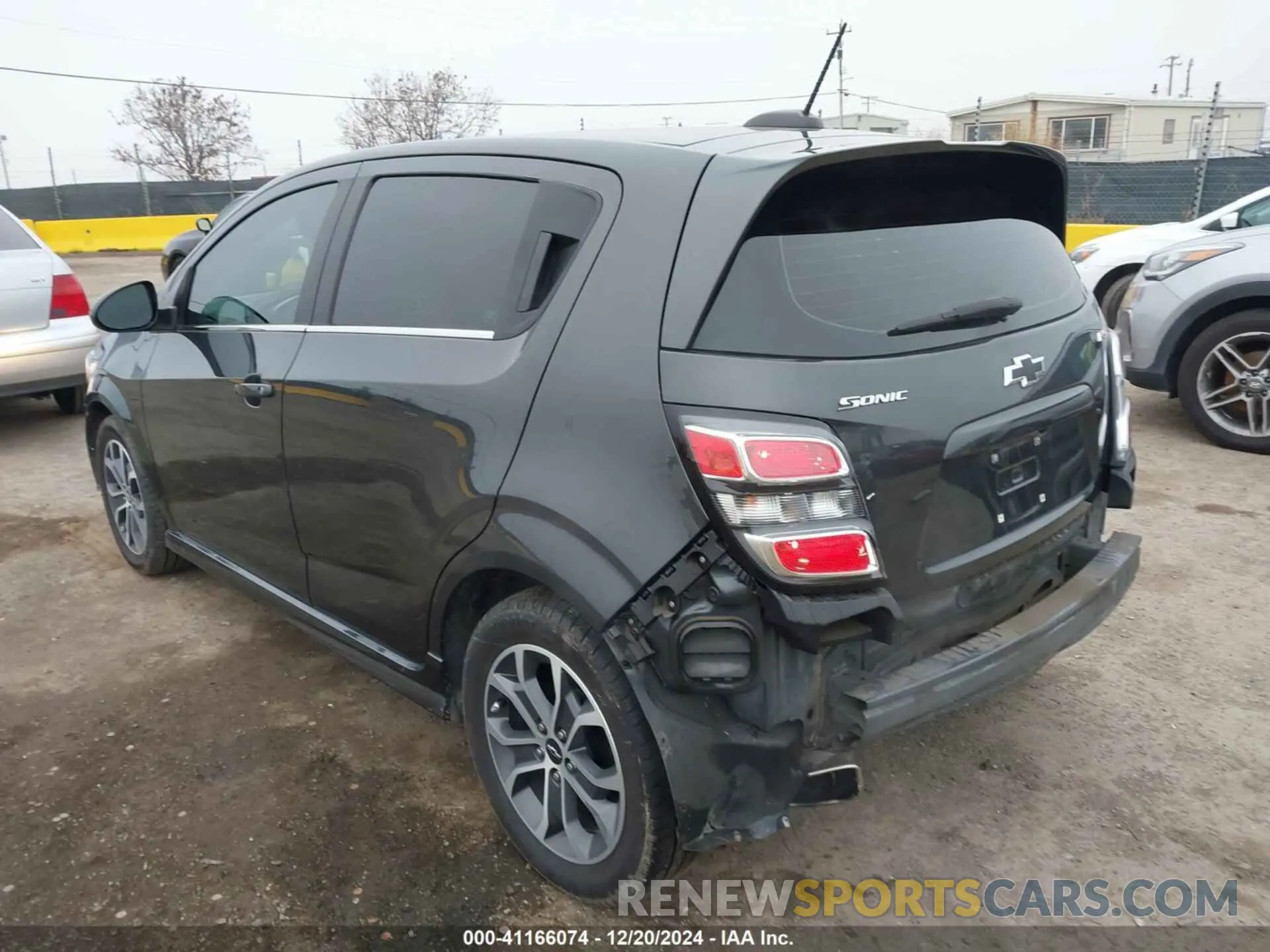 3 Photograph of a damaged car 1G1JD6SB4L4105155 CHEVROLET SONIC 2020