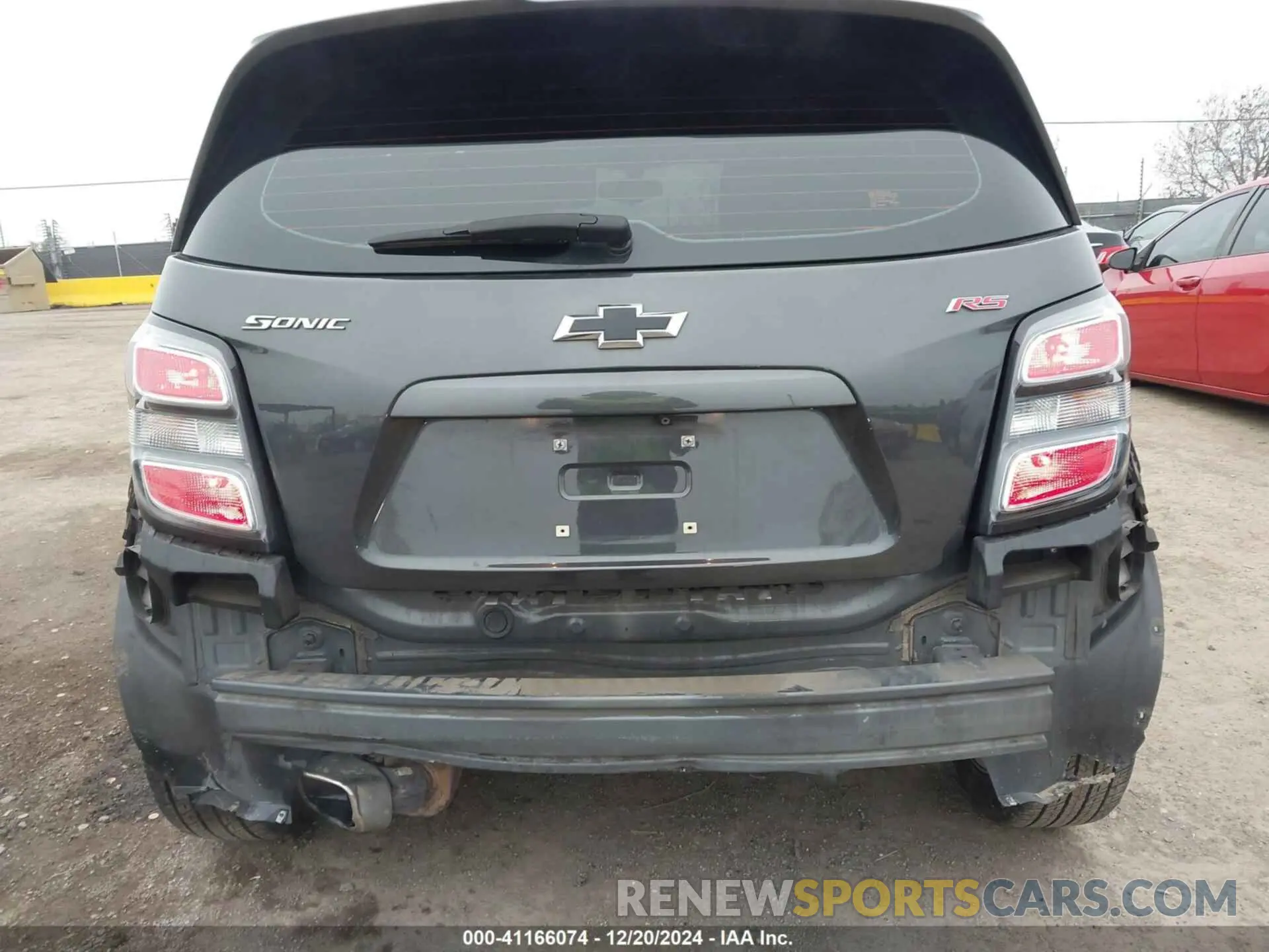 6 Photograph of a damaged car 1G1JD6SB4L4105155 CHEVROLET SONIC 2020