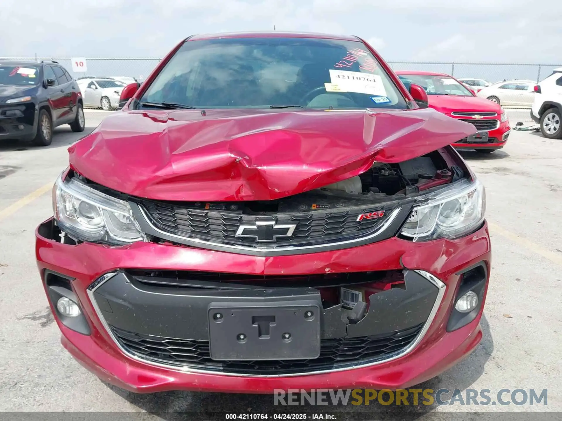 12 Photograph of a damaged car 1G1JD6SB4L4137362 CHEVROLET SONIC 2020