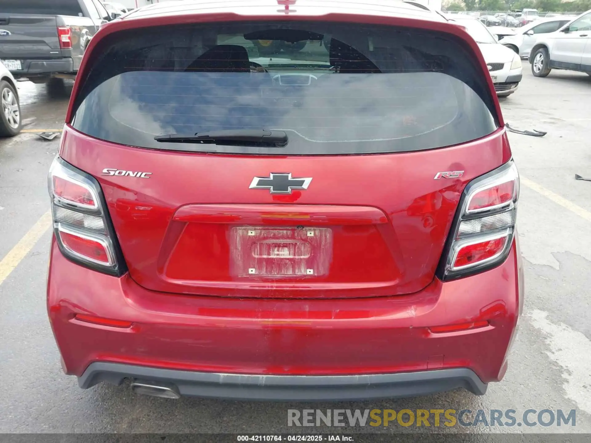 16 Photograph of a damaged car 1G1JD6SB4L4137362 CHEVROLET SONIC 2020