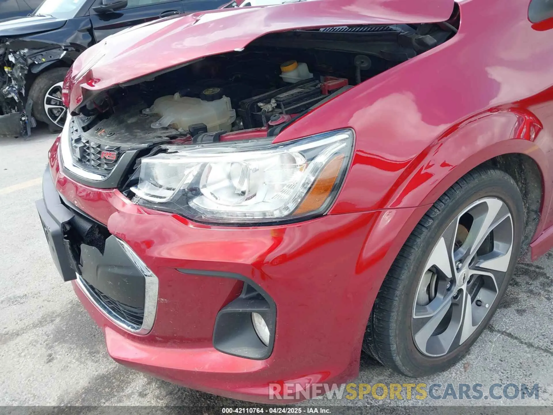 6 Photograph of a damaged car 1G1JD6SB4L4137362 CHEVROLET SONIC 2020