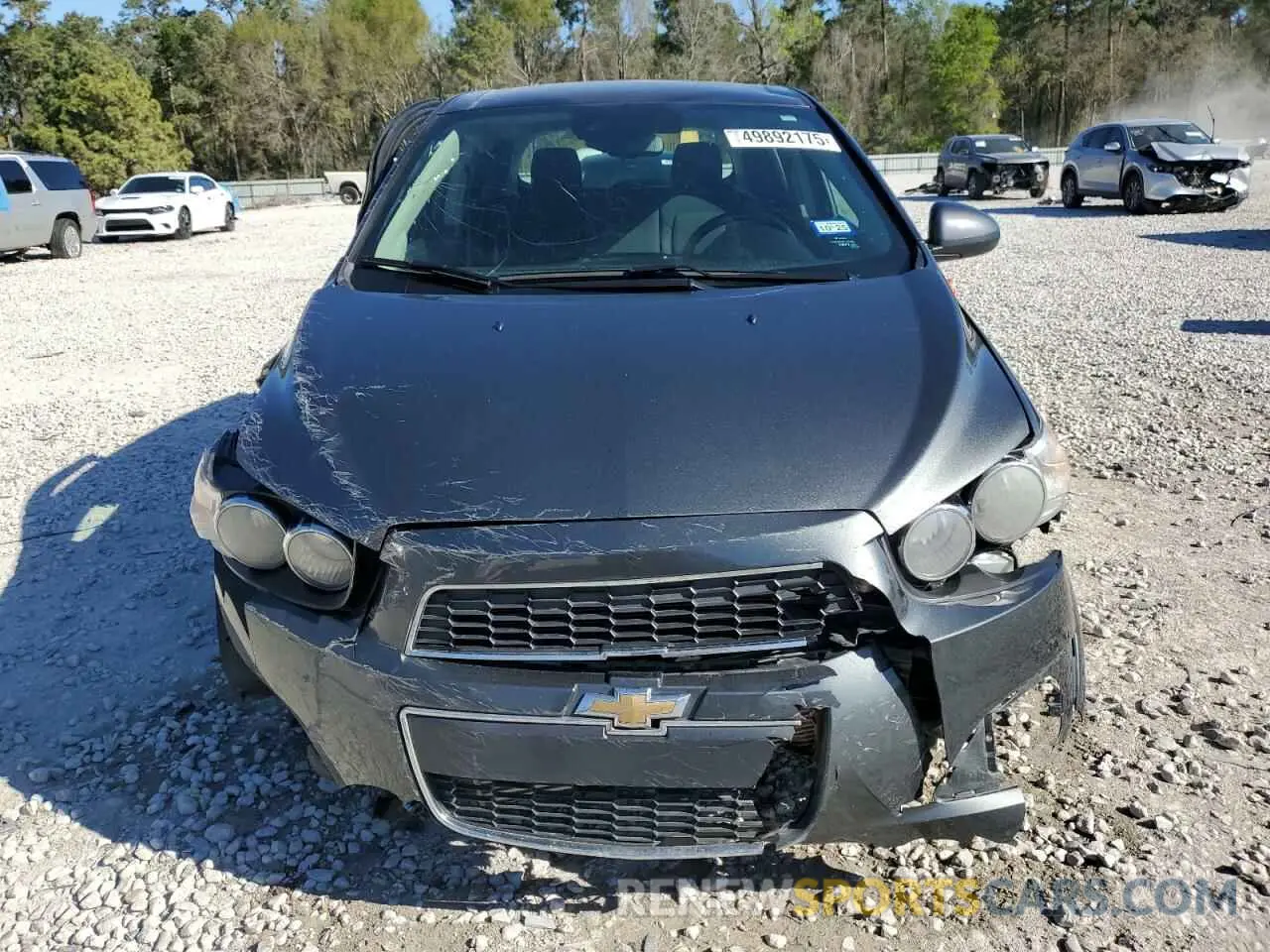 5 Photograph of a damaged car 1G1JD6SB6L4133278 CHEVROLET SONIC 2020