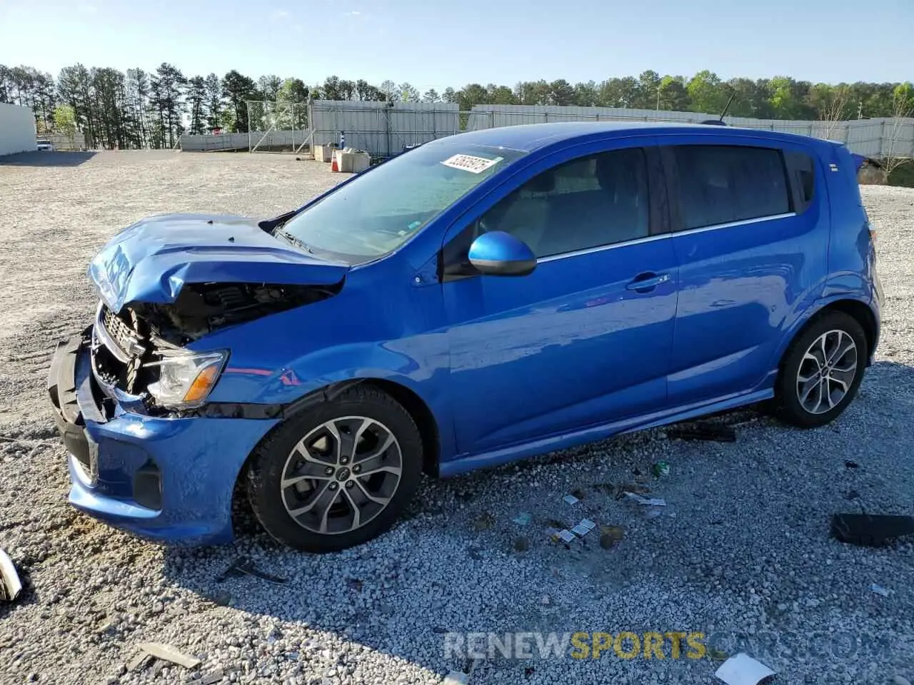 1 Photograph of a damaged car 1G1JD6SB9L4112487 CHEVROLET SONIC 2020