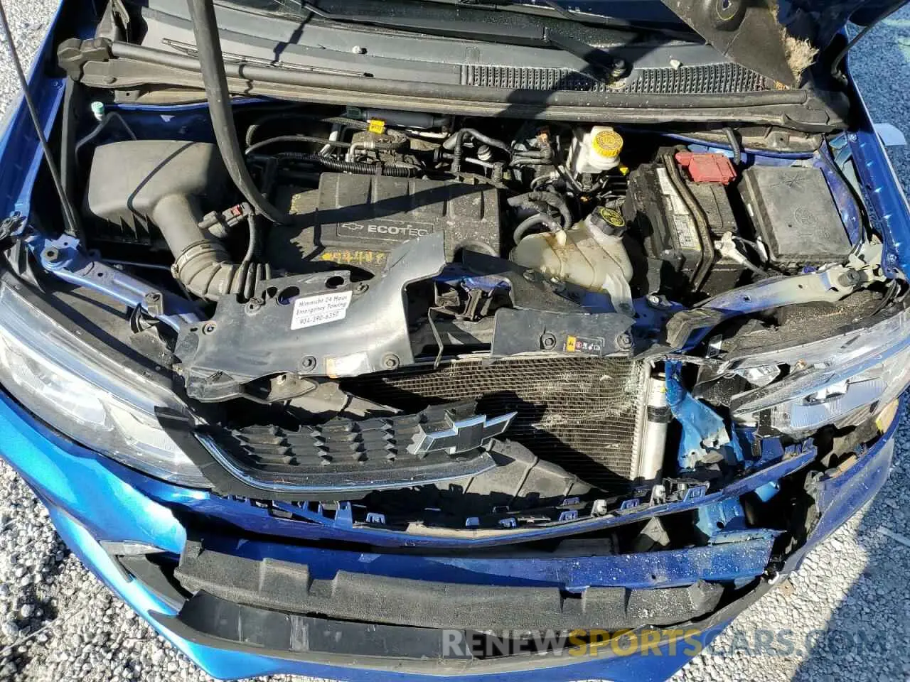 13 Photograph of a damaged car 1G1JD6SB9L4112487 CHEVROLET SONIC 2020