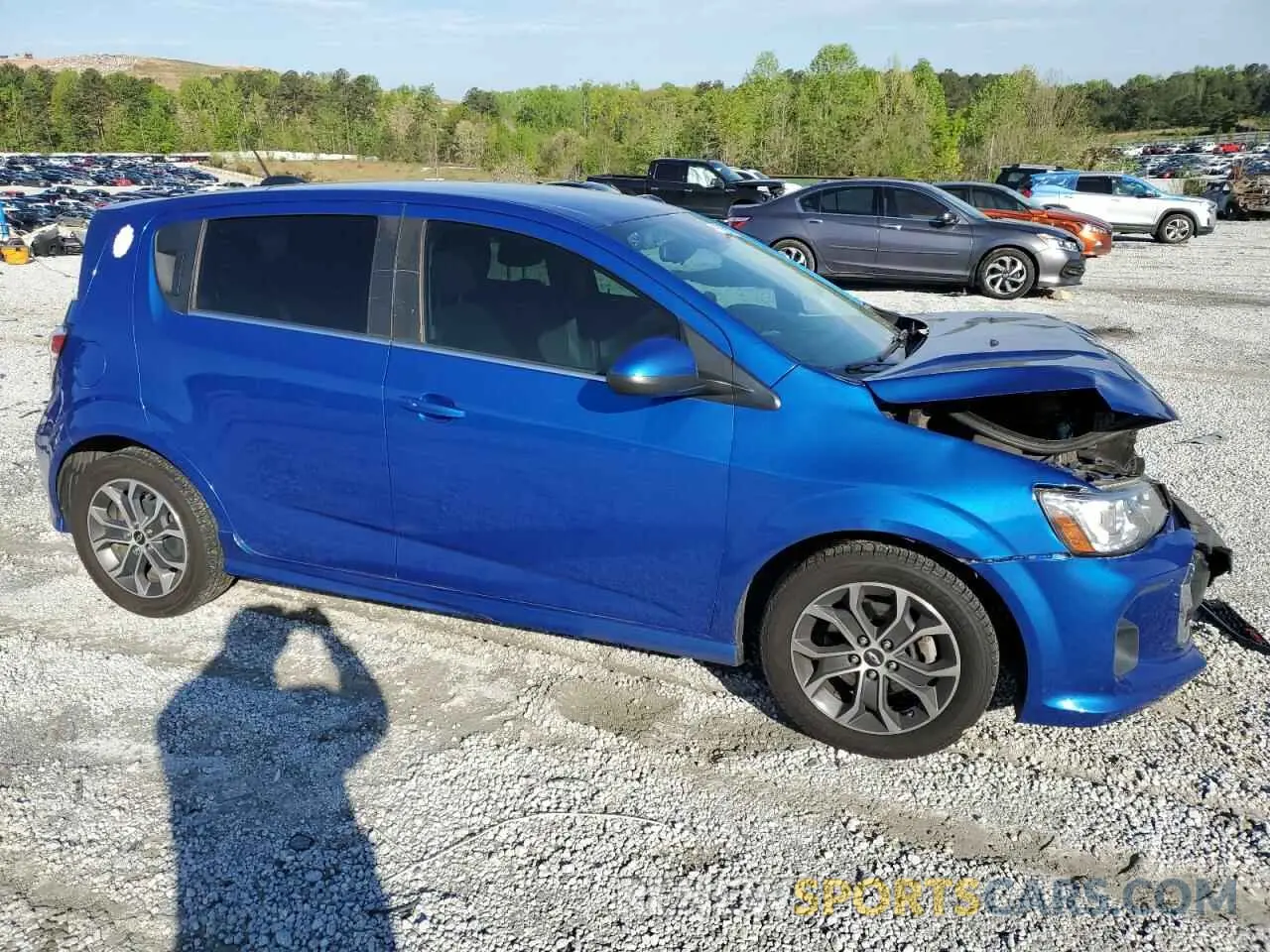 4 Photograph of a damaged car 1G1JD6SB9L4112487 CHEVROLET SONIC 2020